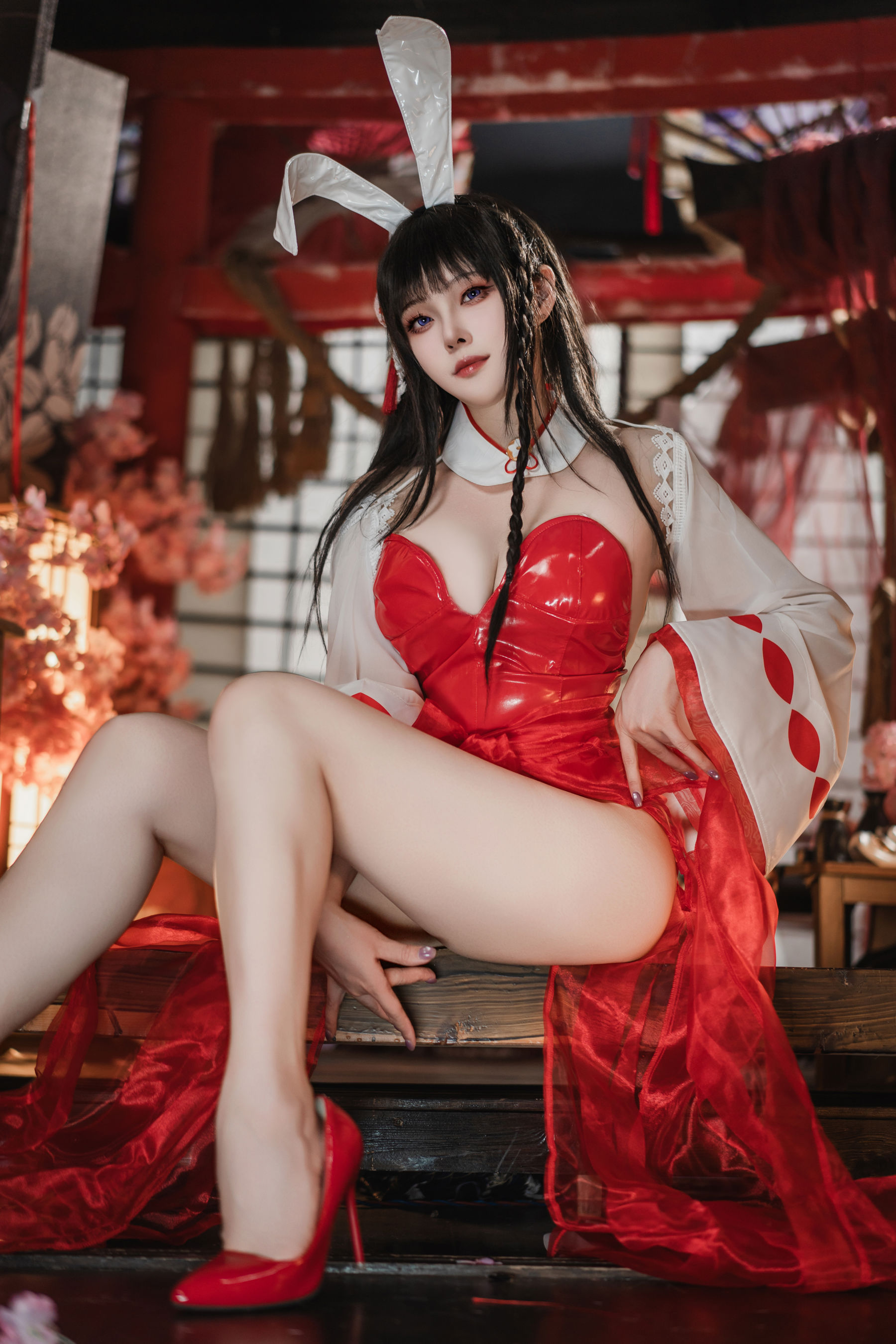 Natsuko夏夏子 - 碧蓝航线 大山巫女兔/(70P)