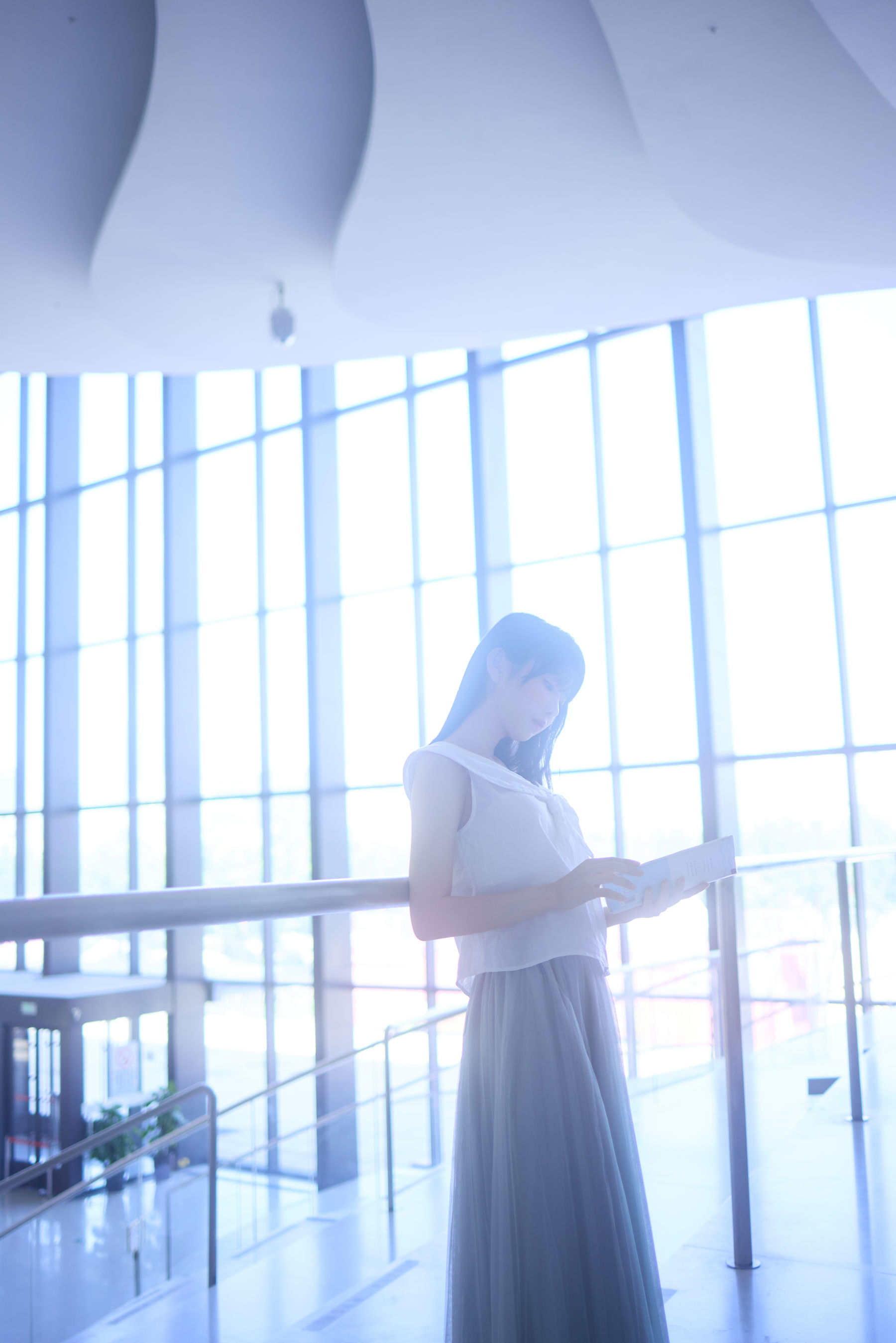 Shika小鹿鹿 - 图书馆/(16P)