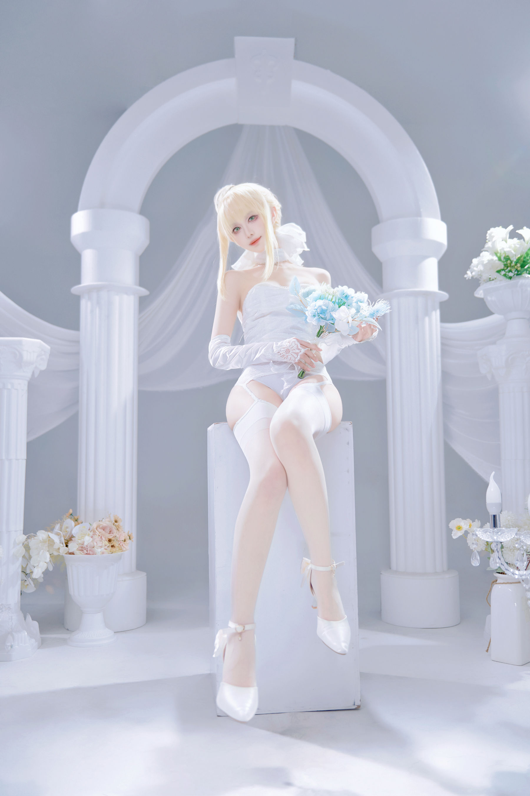 Shika小鹿鹿 - FGO Saber花嫁/(22P)