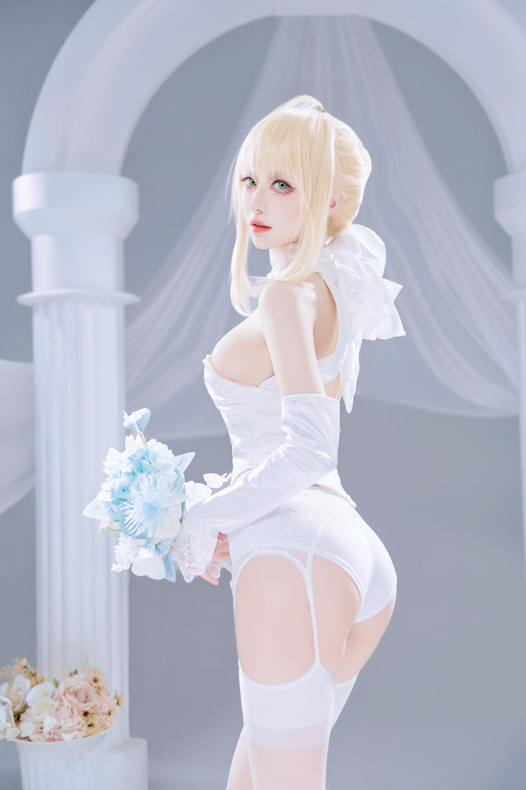 Shika小鹿鹿 - FGO Saber花嫁/(22P)