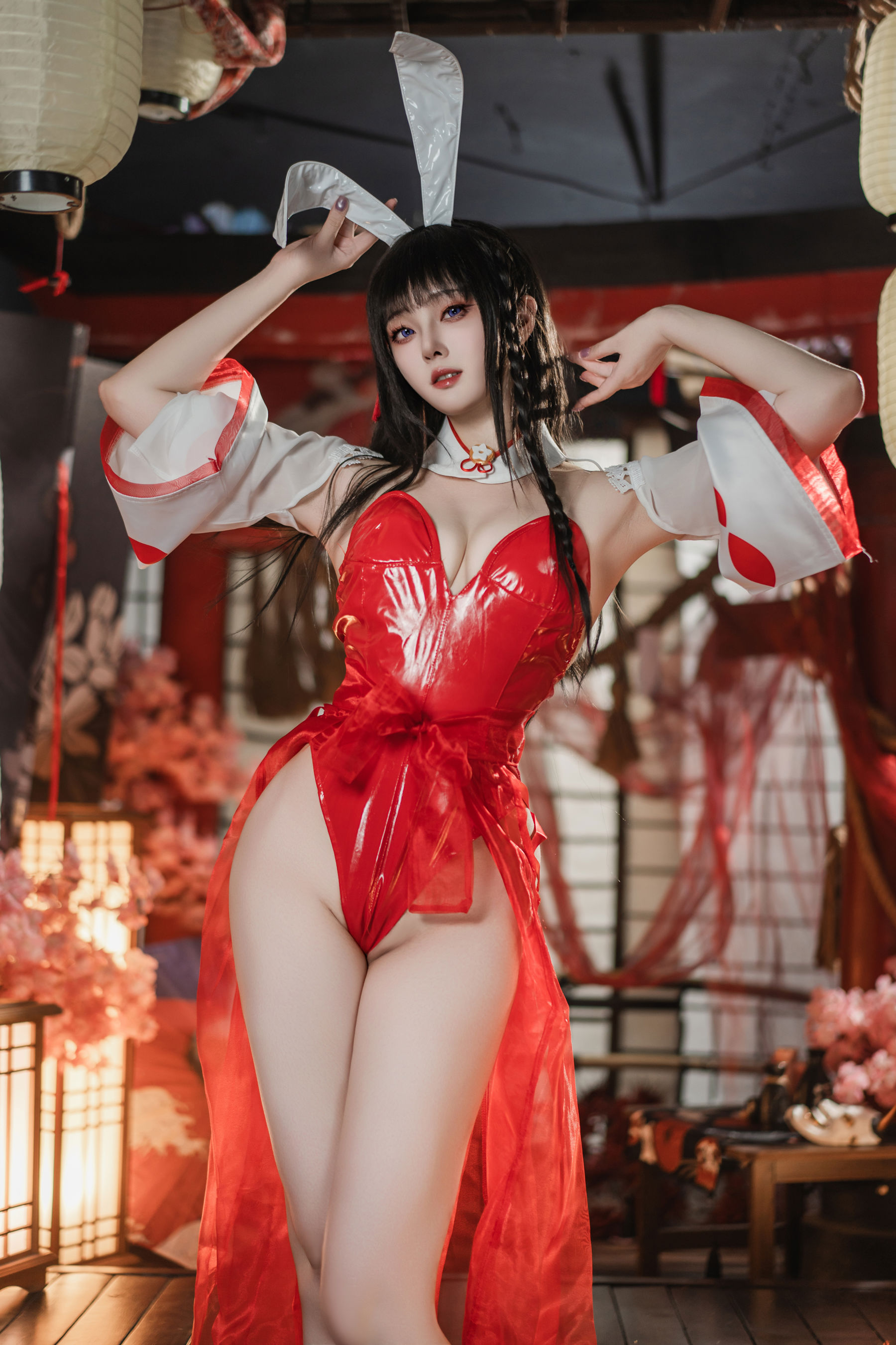 Natsuko夏夏子 - 碧蓝航线 大山巫女兔/(70P)