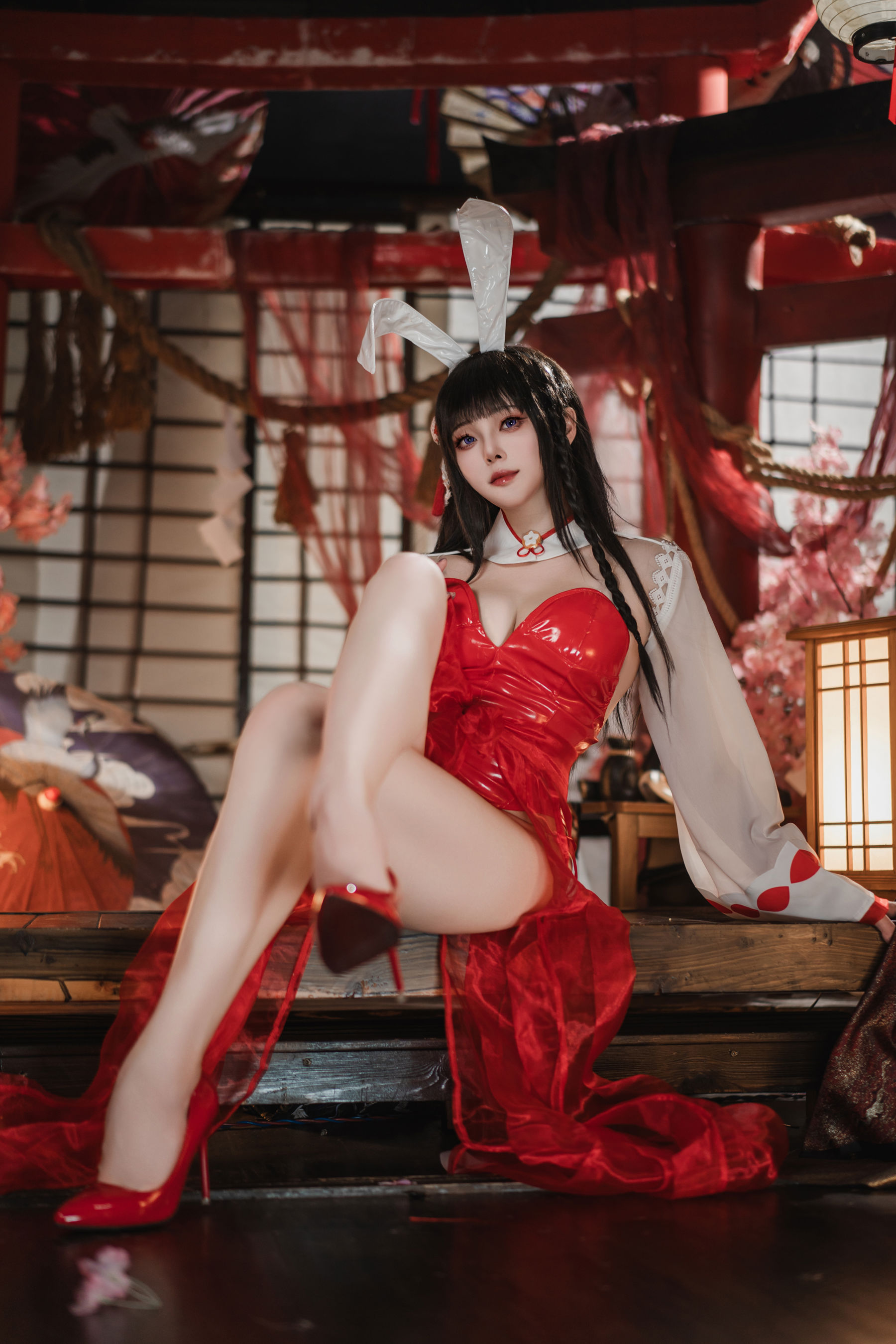 Natsuko夏夏子 - 碧蓝航线 大山巫女兔/(70P)