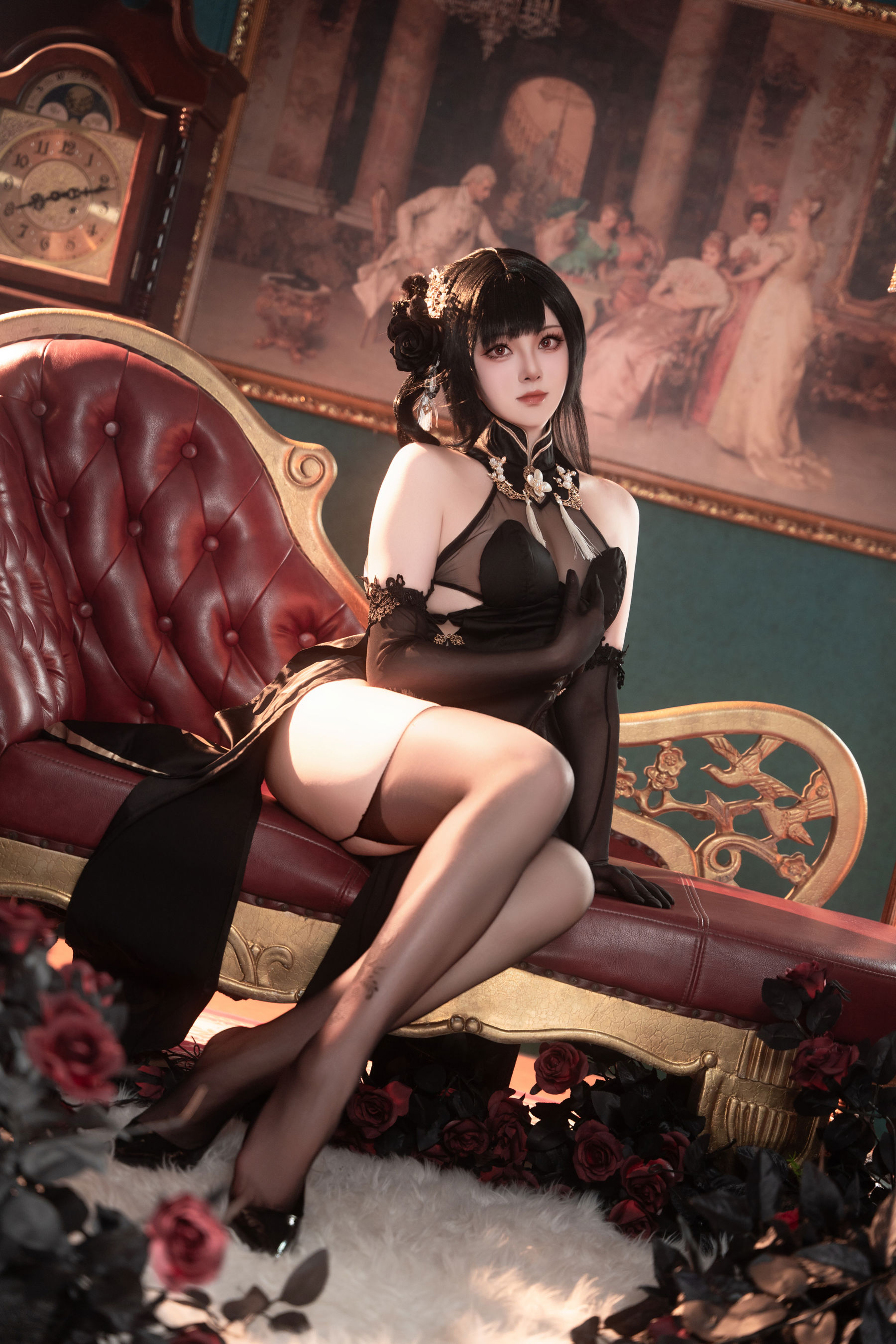 Natsuko夏夏子 - 碧蓝航线镇海旗袍/(76P)