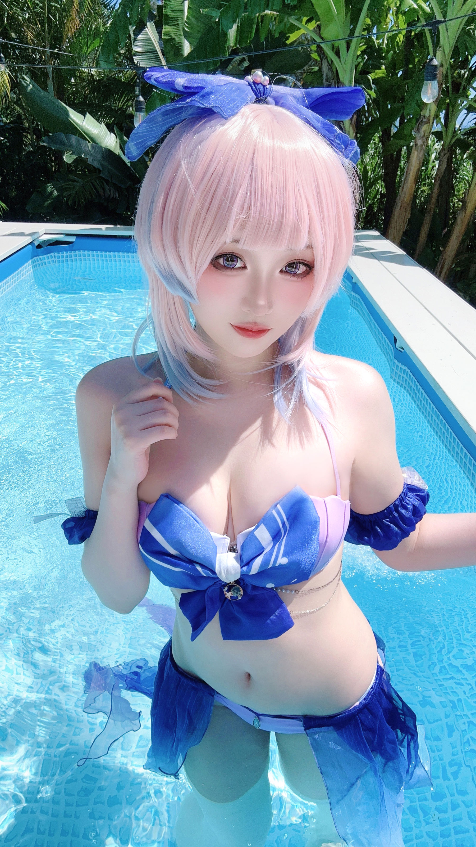 Yuki亭 - 2024冲绳夏日自拍册 心海泳装/(11P)