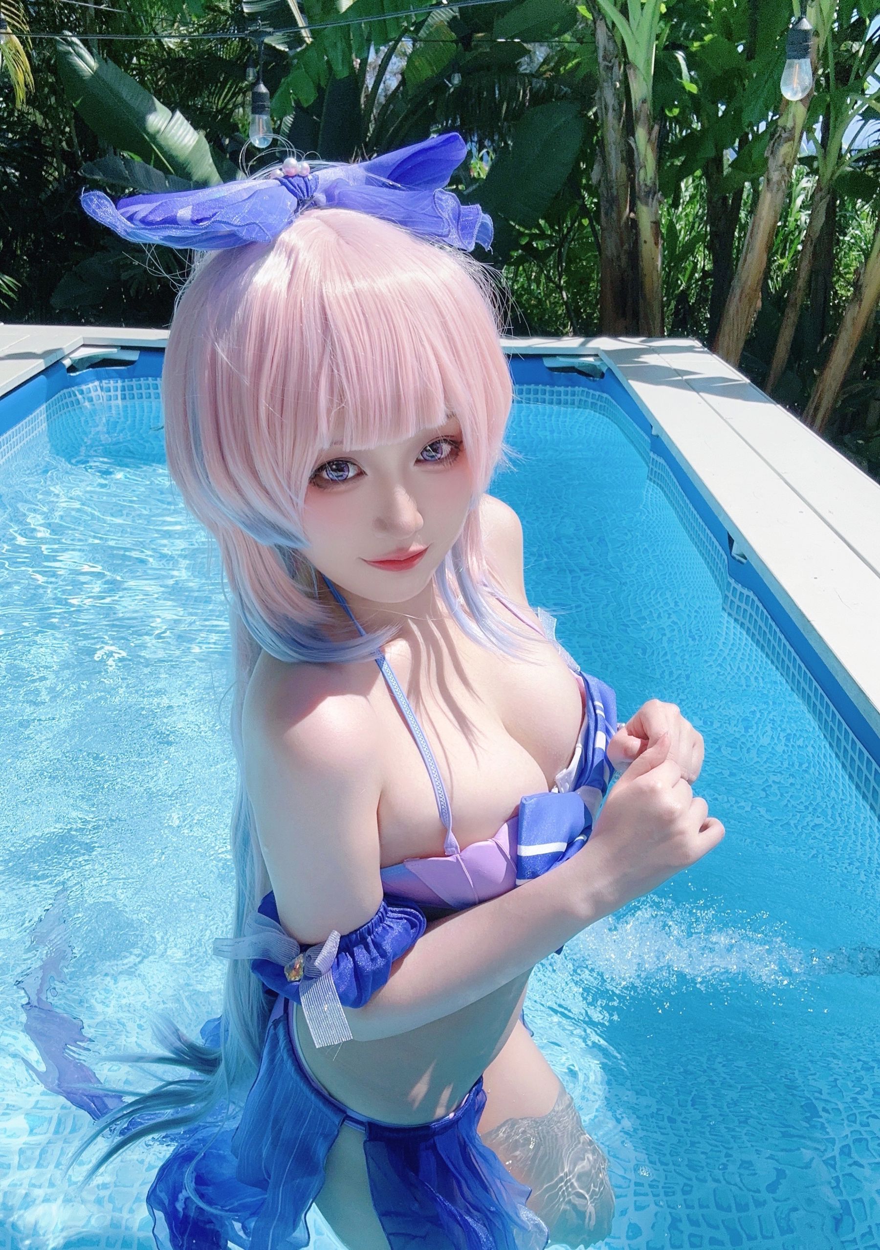 Yuki亭 - 2024冲绳夏日自拍册 心海泳装/(11P)