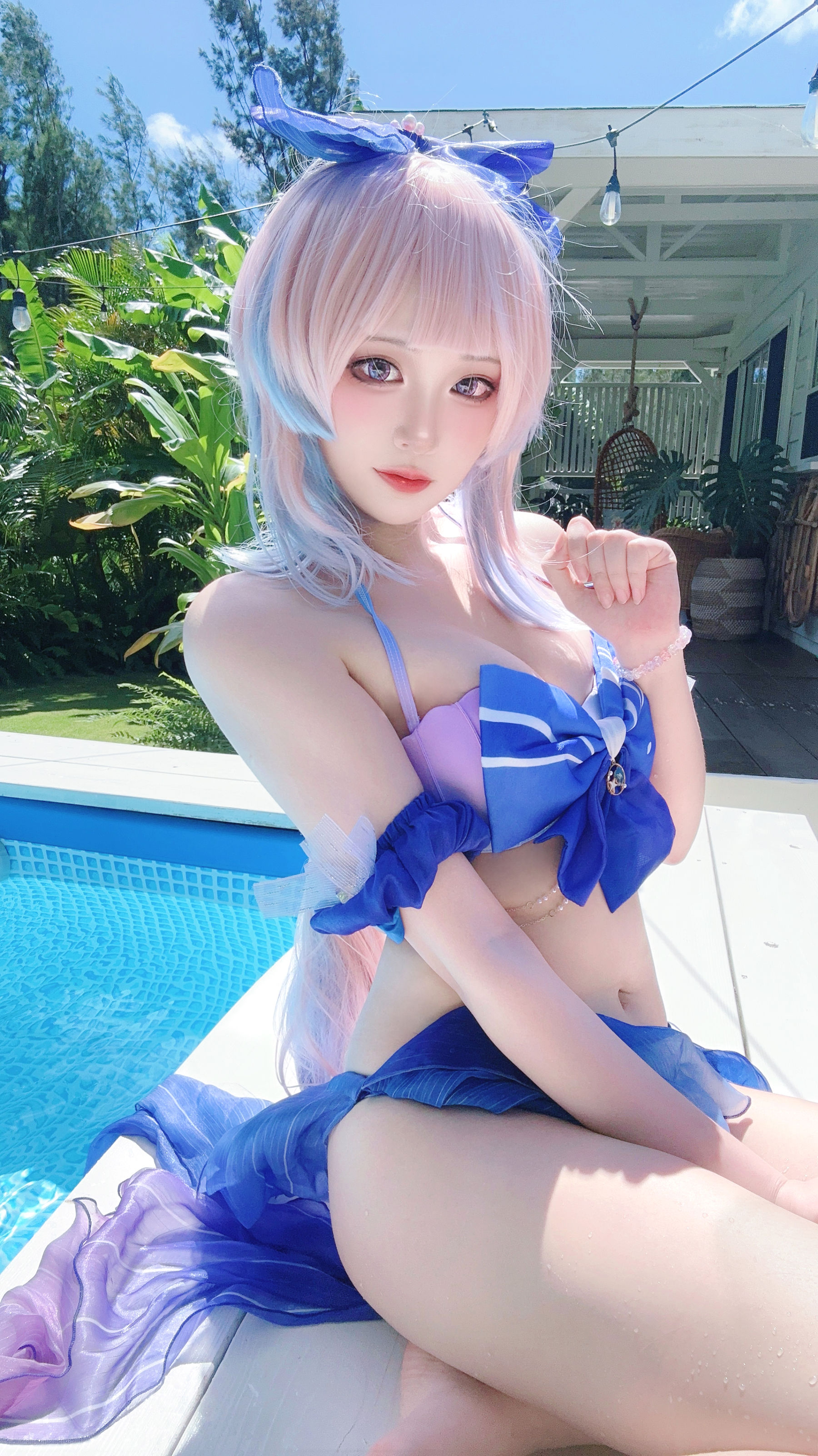 Yuki亭 - 2024冲绳夏日自拍册 心海泳装/(11P)