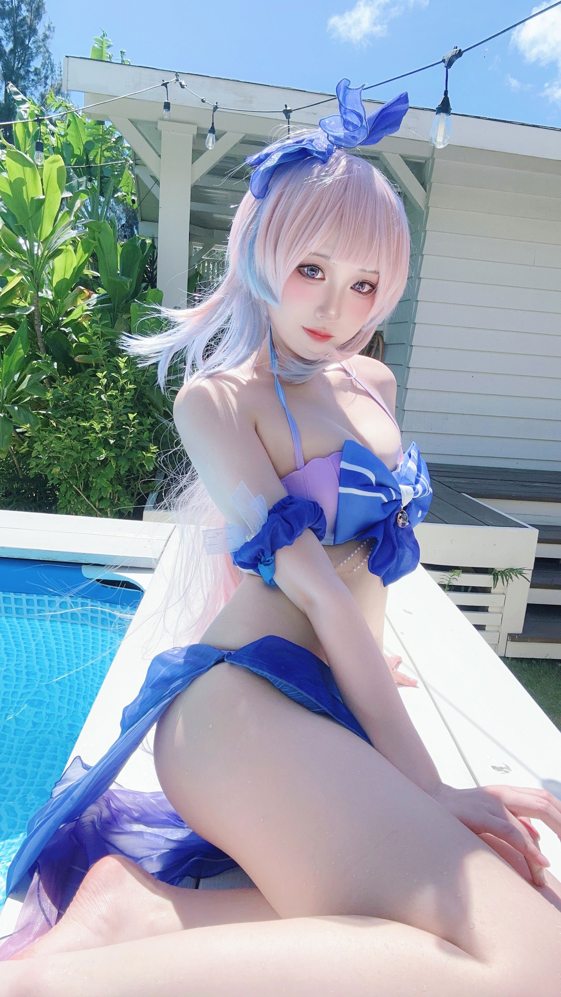 Yuki亭 - 2024冲绳夏日自拍册 心海泳装/(11P)