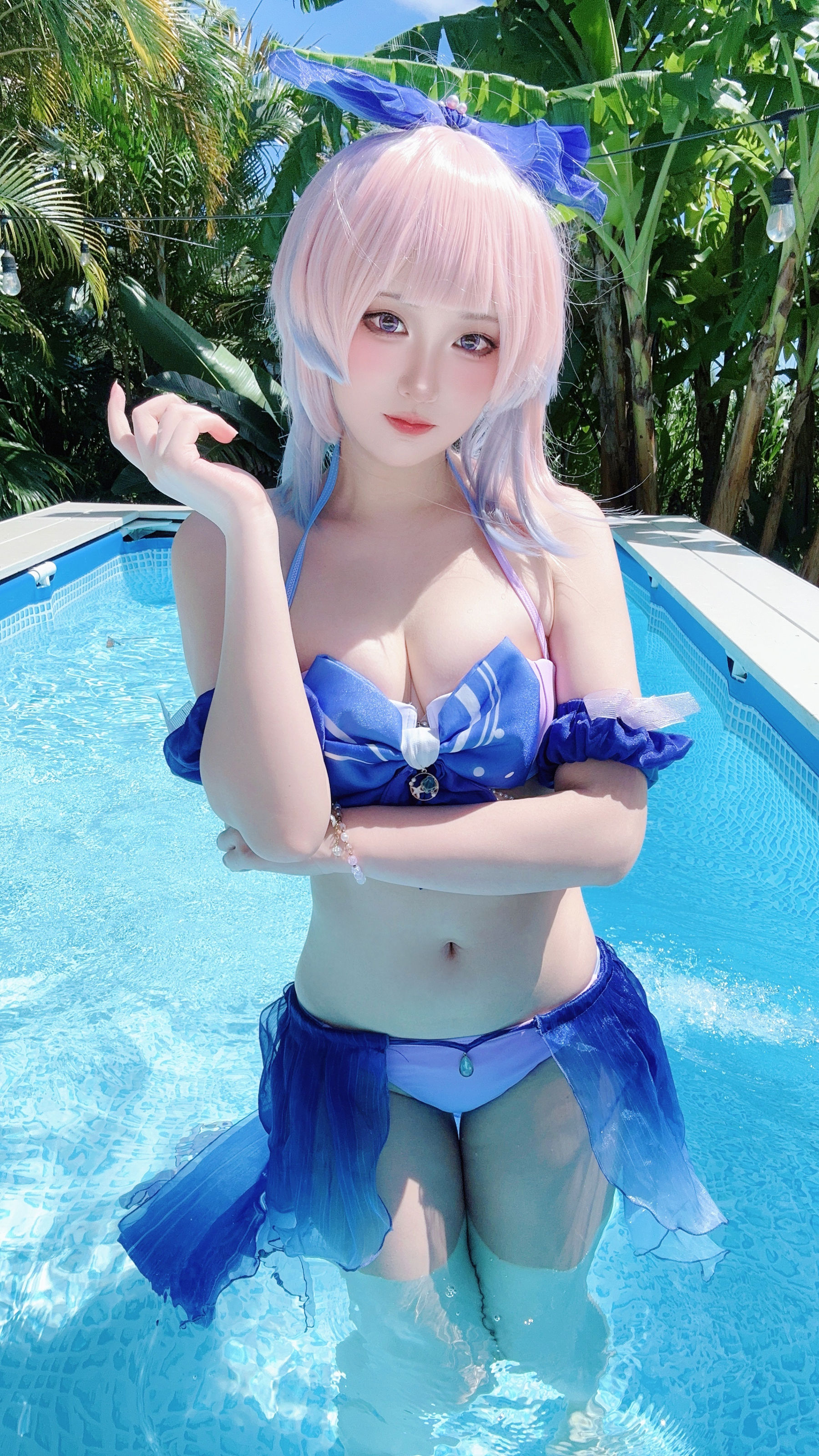 Yuki亭 - 2024冲绳夏日自拍册 心海泳装/(11P)