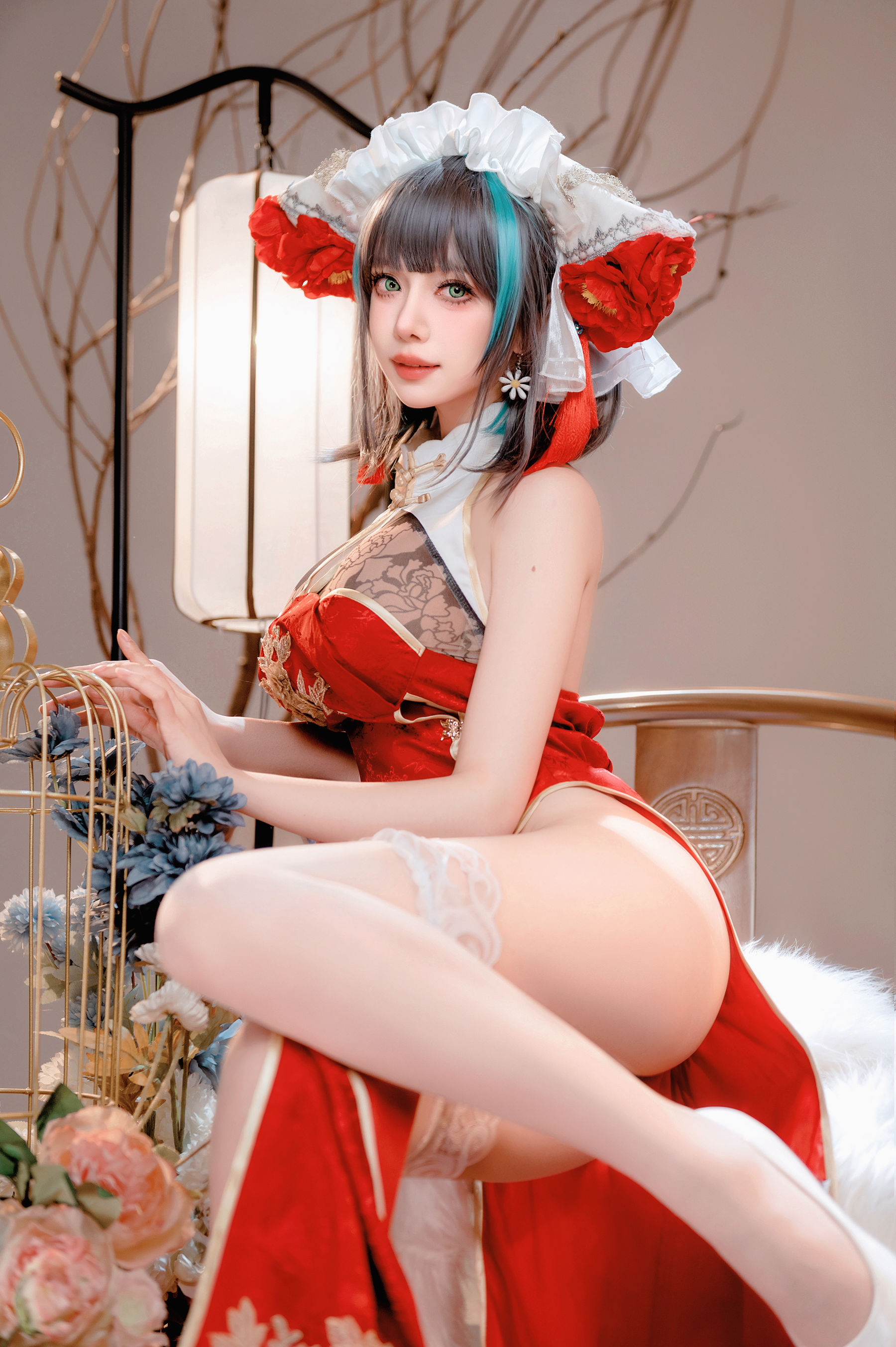 Shika小鹿鹿 - 碧蓝航线 新年柴郡/(16P)