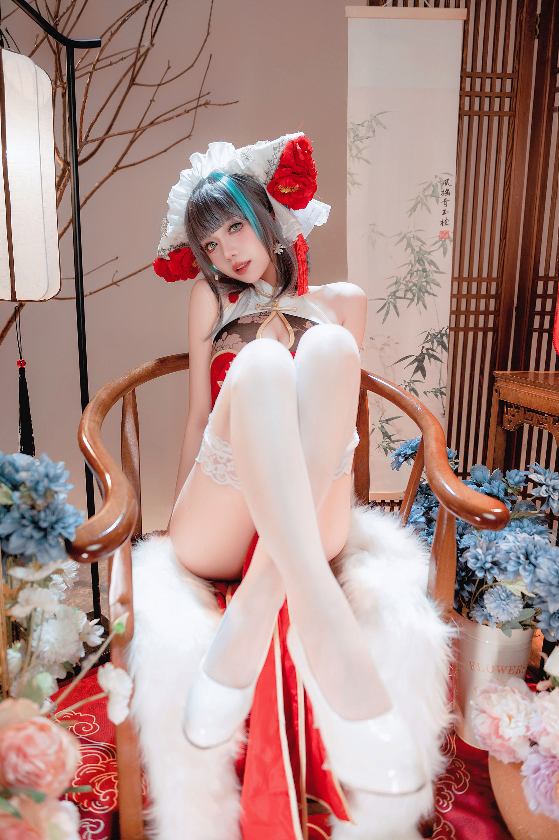 Shika小鹿鹿 - 碧蓝航线 新年柴郡/(16P)