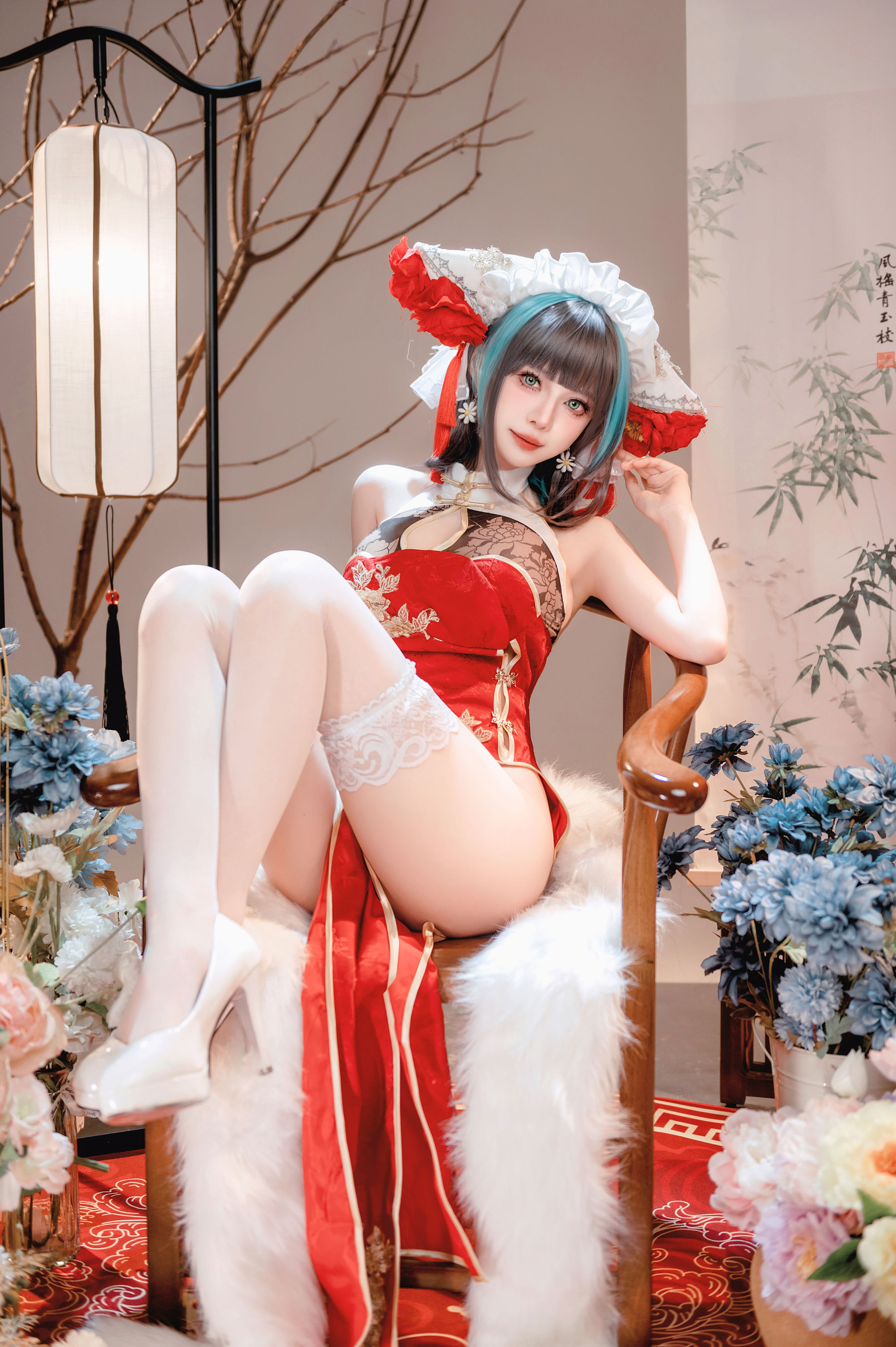 Shika小鹿鹿 - 碧蓝航线 新年柴郡/(16P)