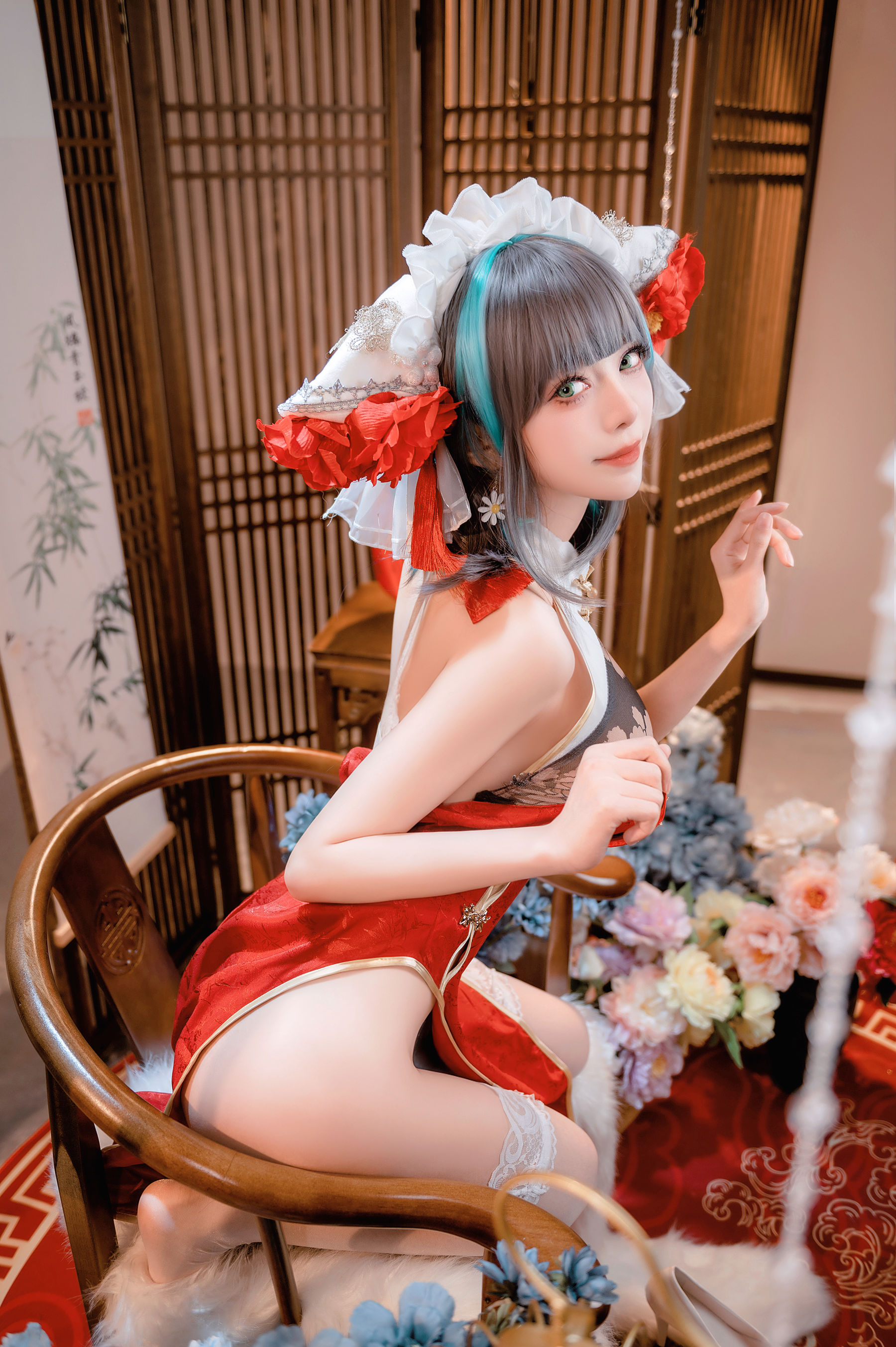 Shika小鹿鹿 - 碧蓝航线 新年柴郡/(16P)