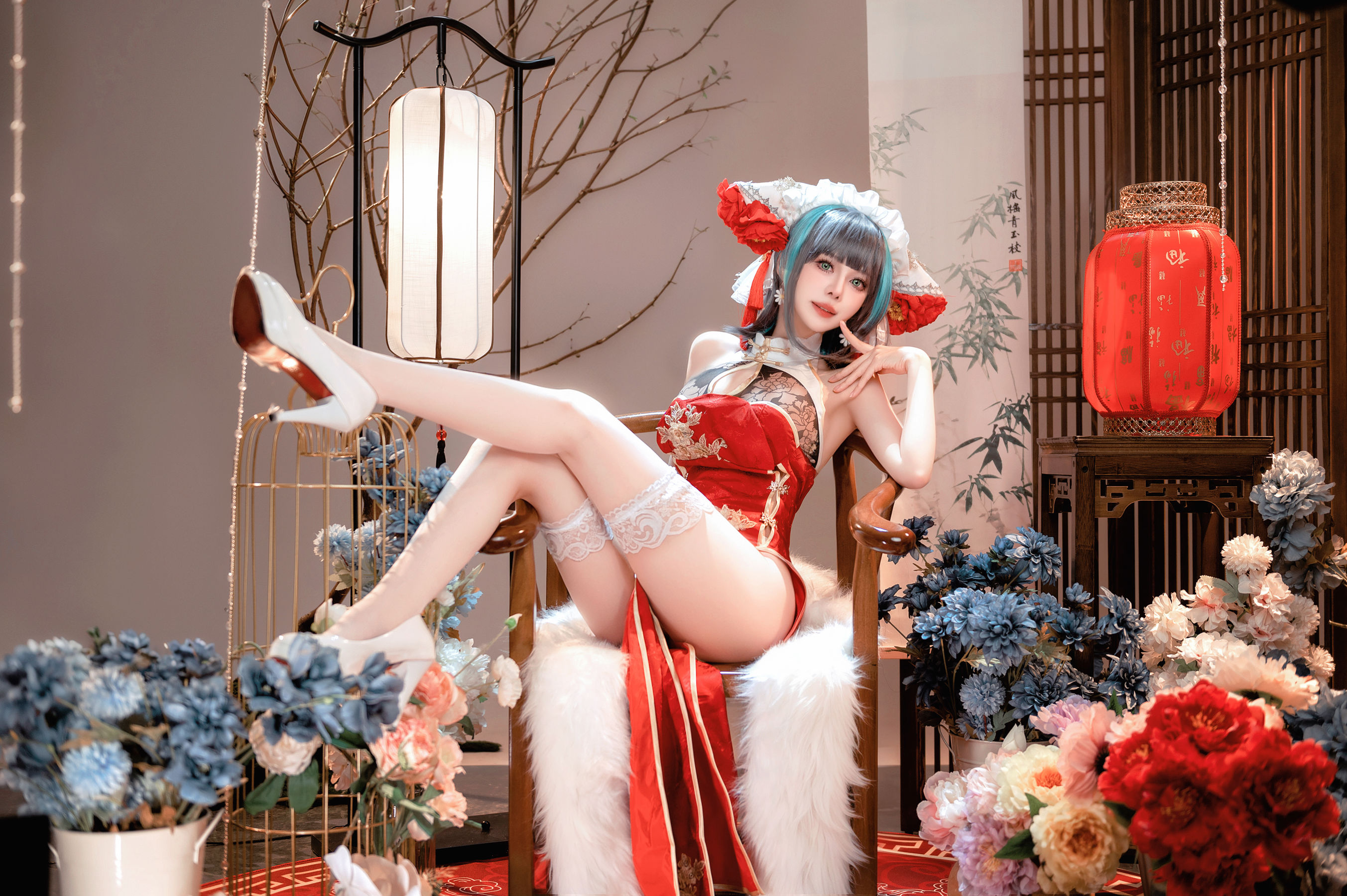 Shika小鹿鹿 - 碧蓝航线 新年柴郡/(16P)