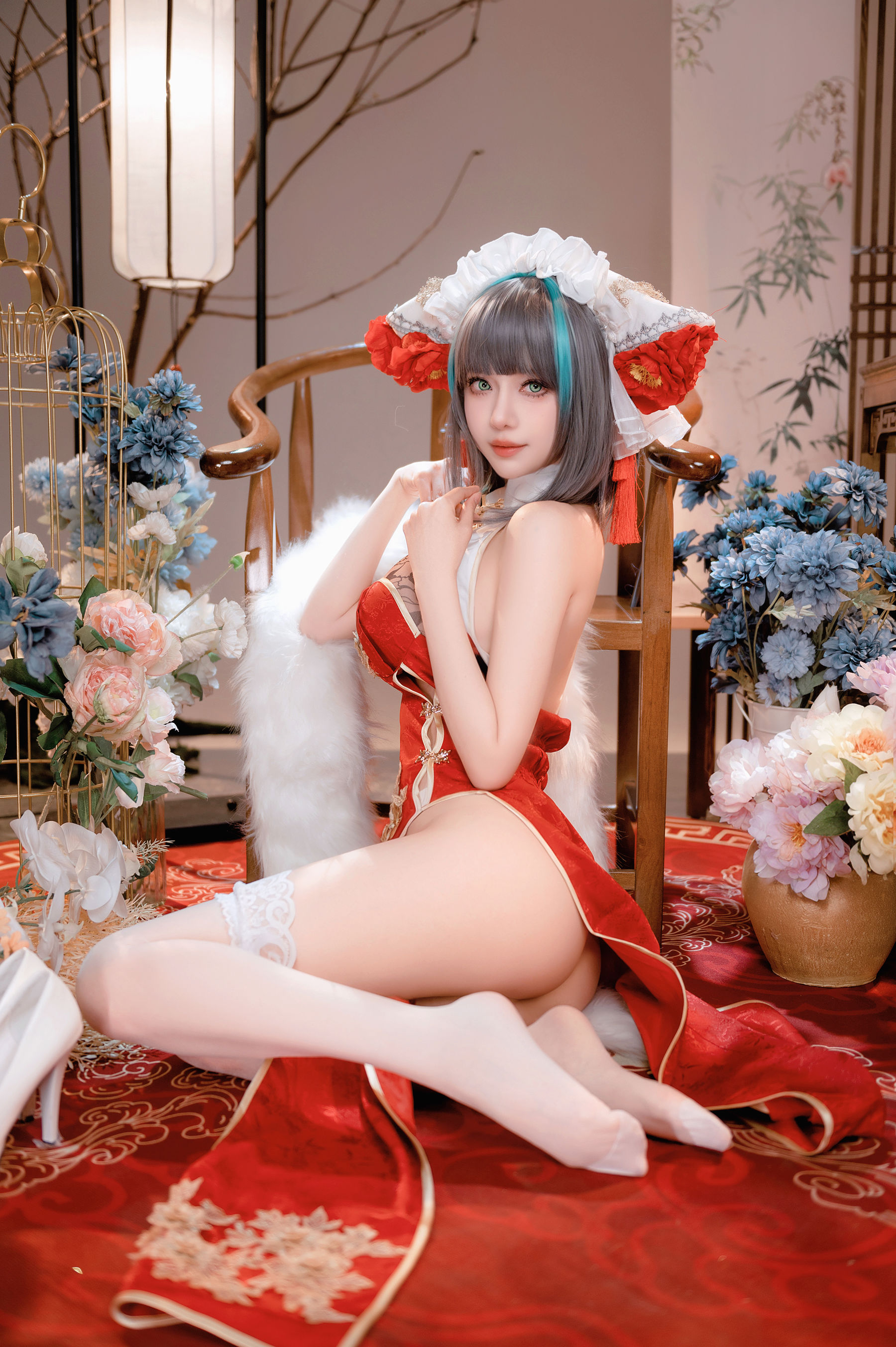 Shika小鹿鹿 - 碧蓝航线 新年柴郡/(16P)