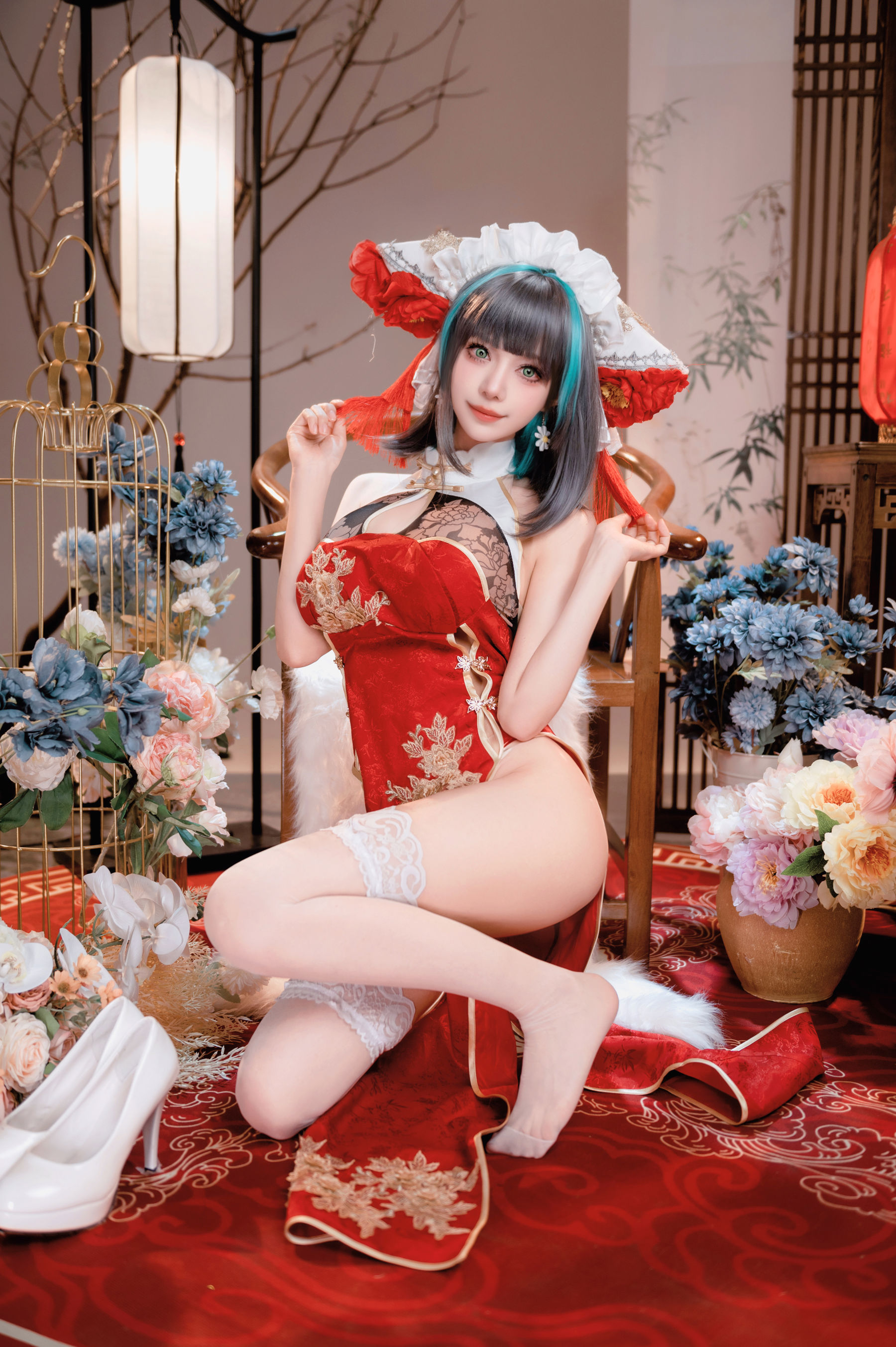 Shika小鹿鹿 - 碧蓝航线 新年柴郡/(16P)