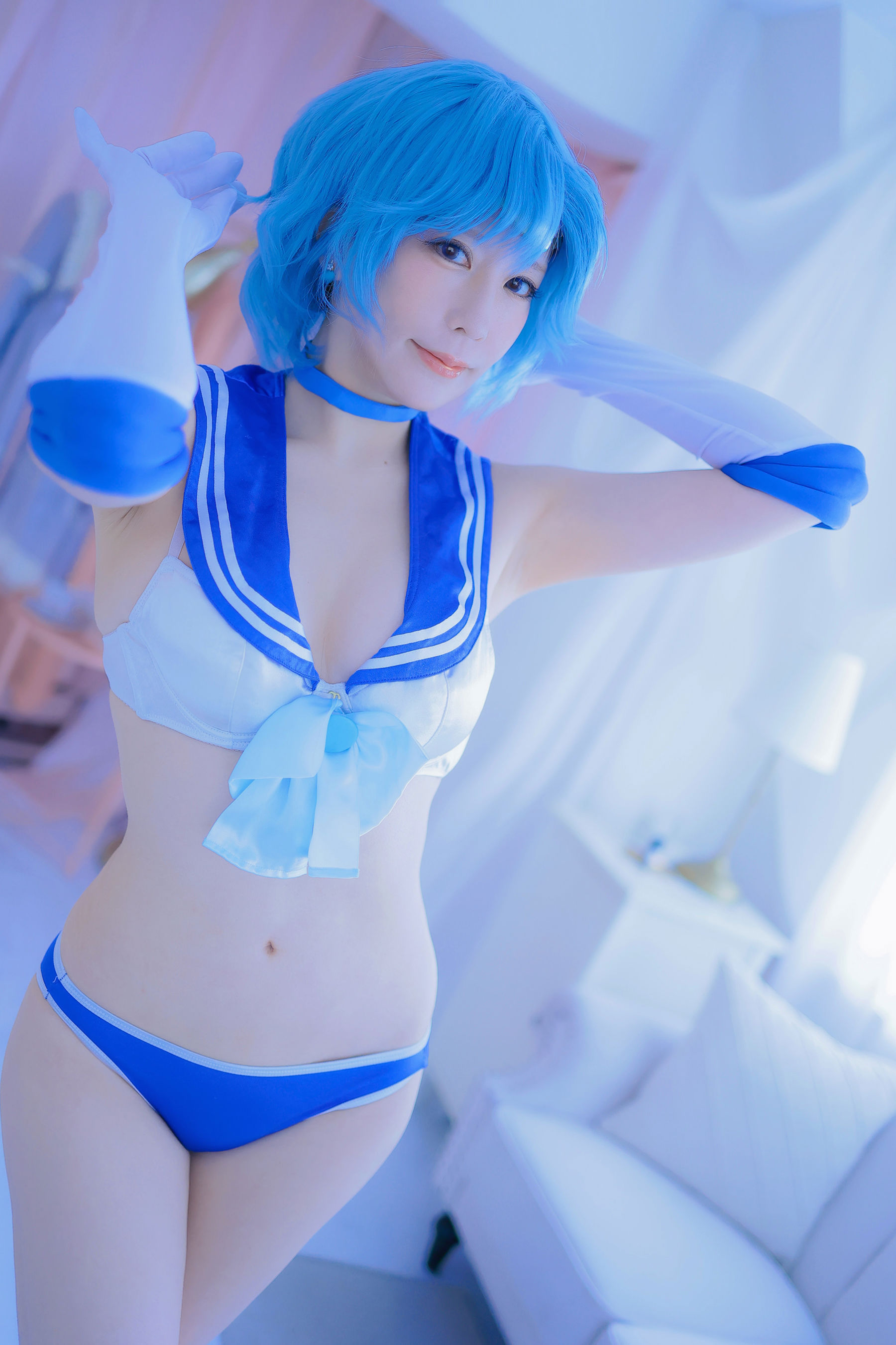 [Cosplay] [HERESY] Ringo Mitsuki 林檎蜜紀 - 僕専用セーラーマーキュリー/(141P)