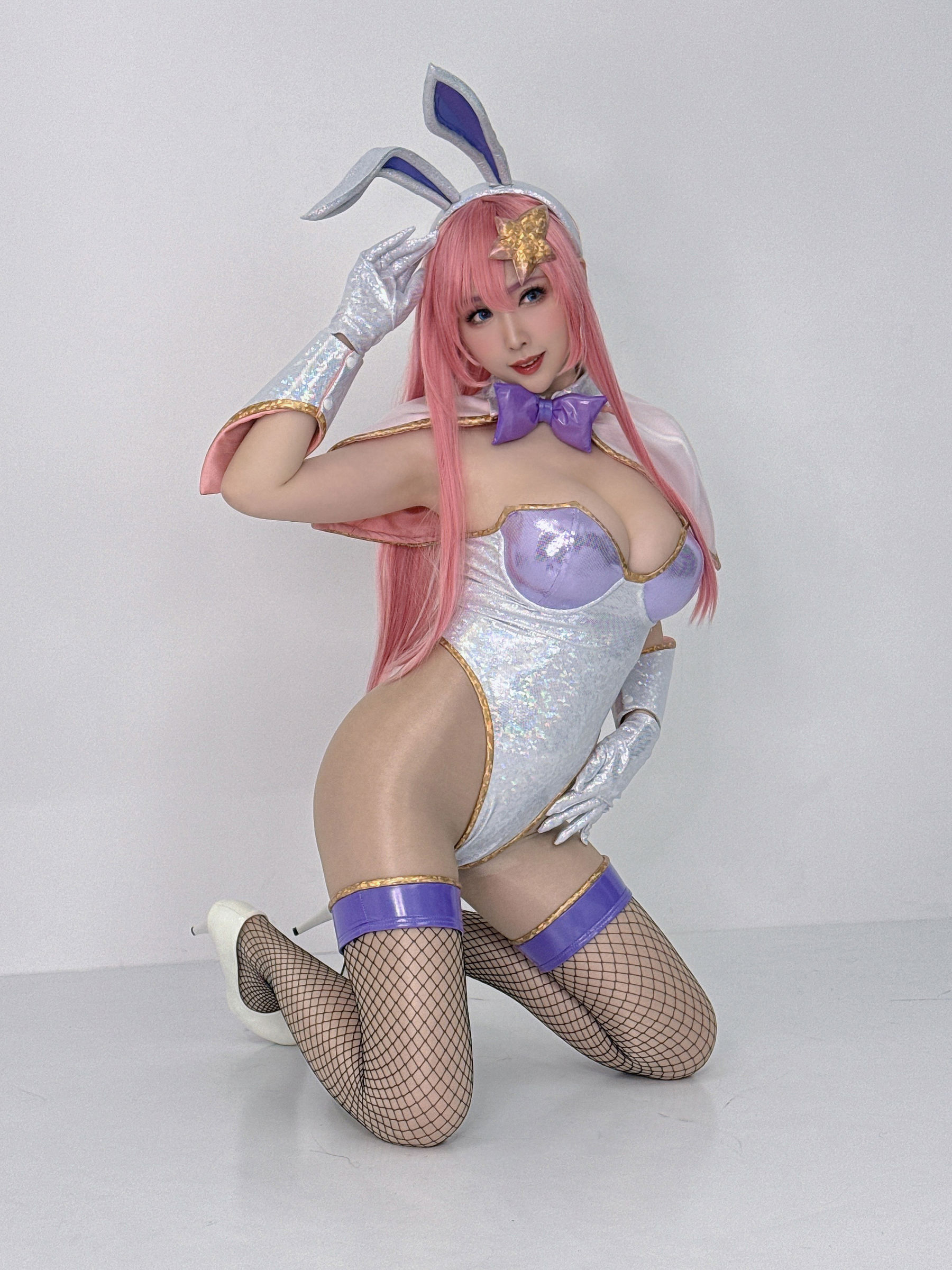 [Cosplay] [KURUPIKA] Reku Momoiro 桃色れく - Meer Campbell Quiet Night/(144P)