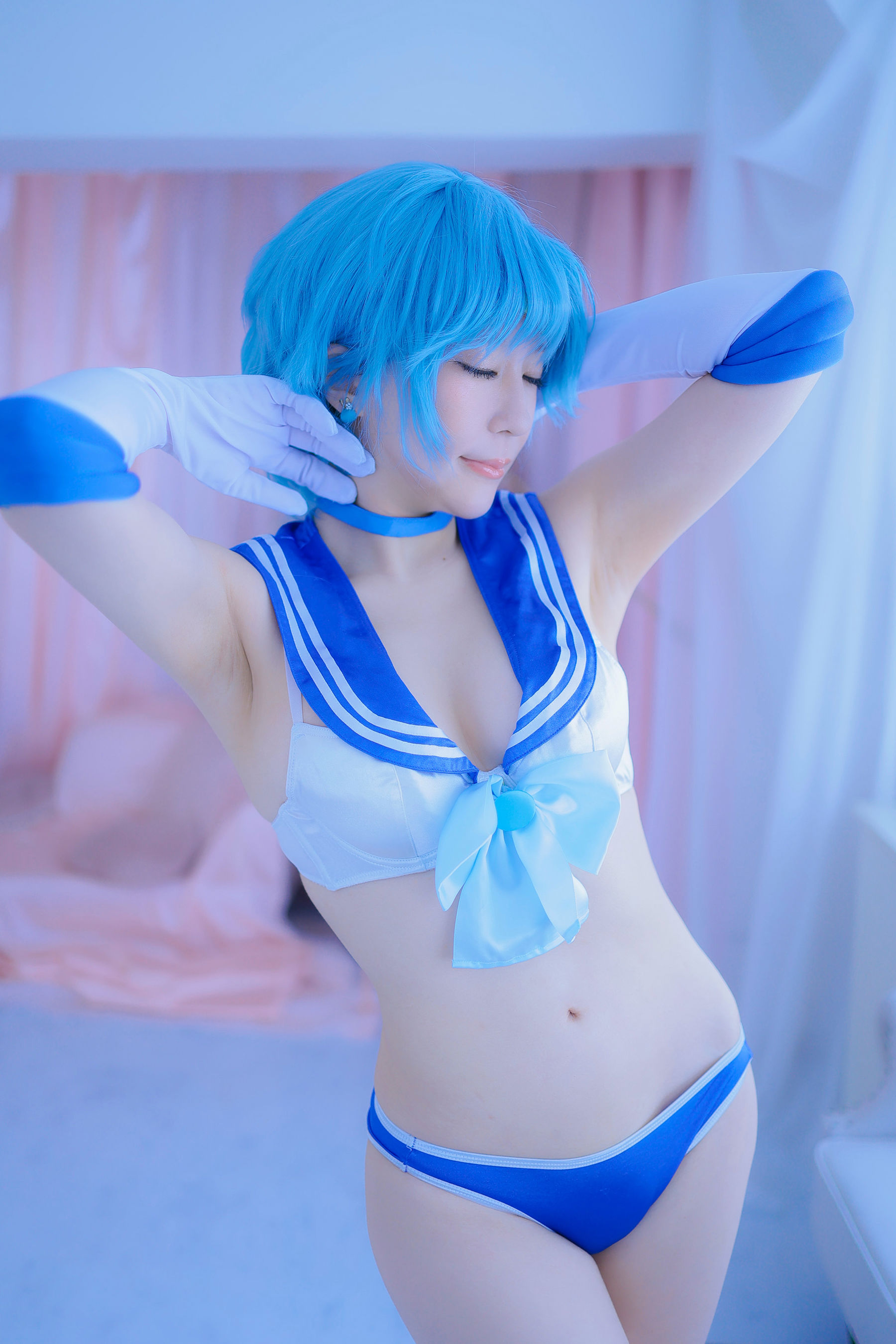 [Cosplay] [HERESY] Ringo Mitsuki 林檎蜜紀 - 僕専用セーラーマーキュリー/(141P)