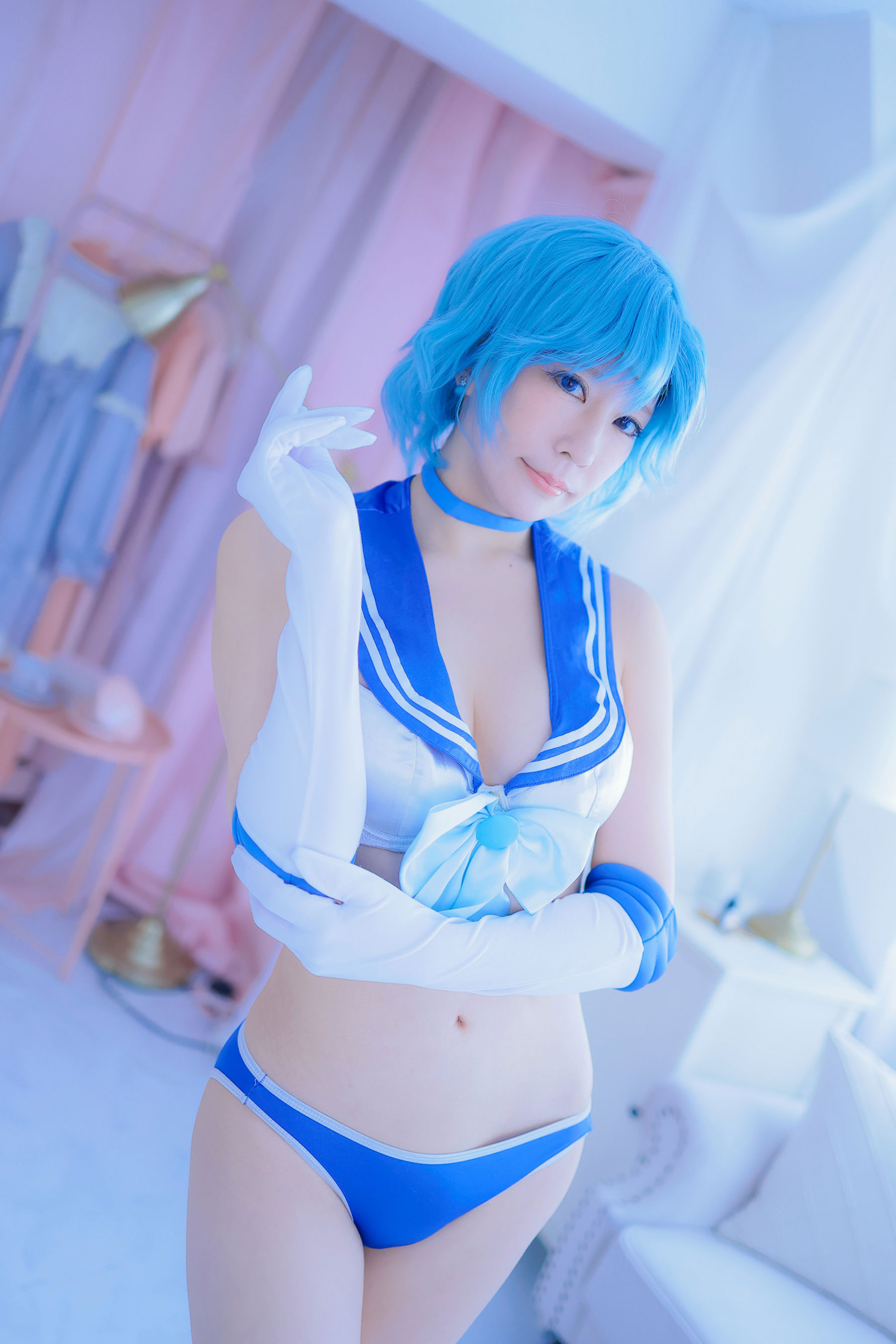 [Cosplay] [HERESY] Ringo Mitsuki 林檎蜜紀 - 僕専用セーラーマーキュリー/(141P)