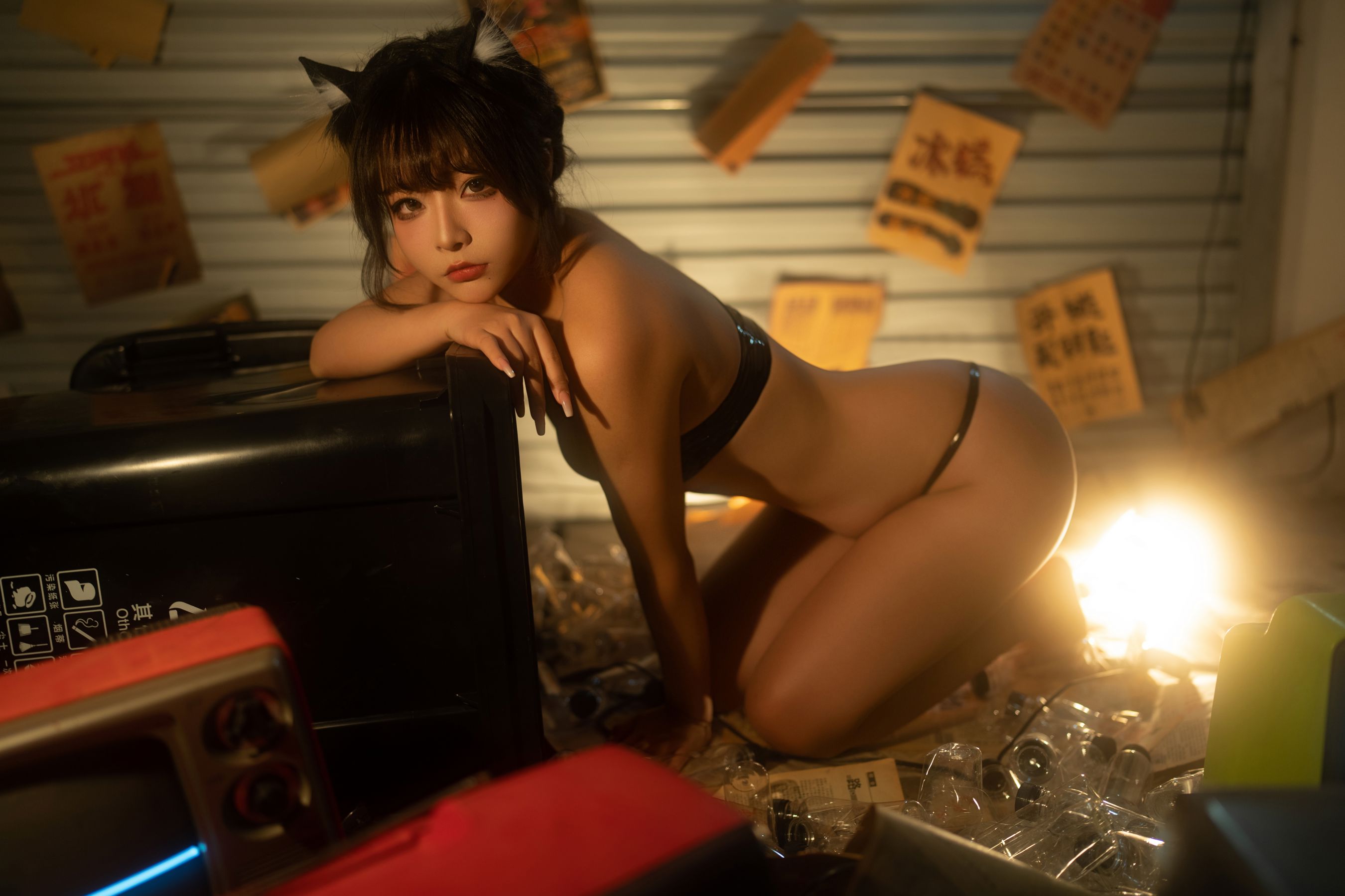 yuuhui玉汇 - 捉猫记/(117P)