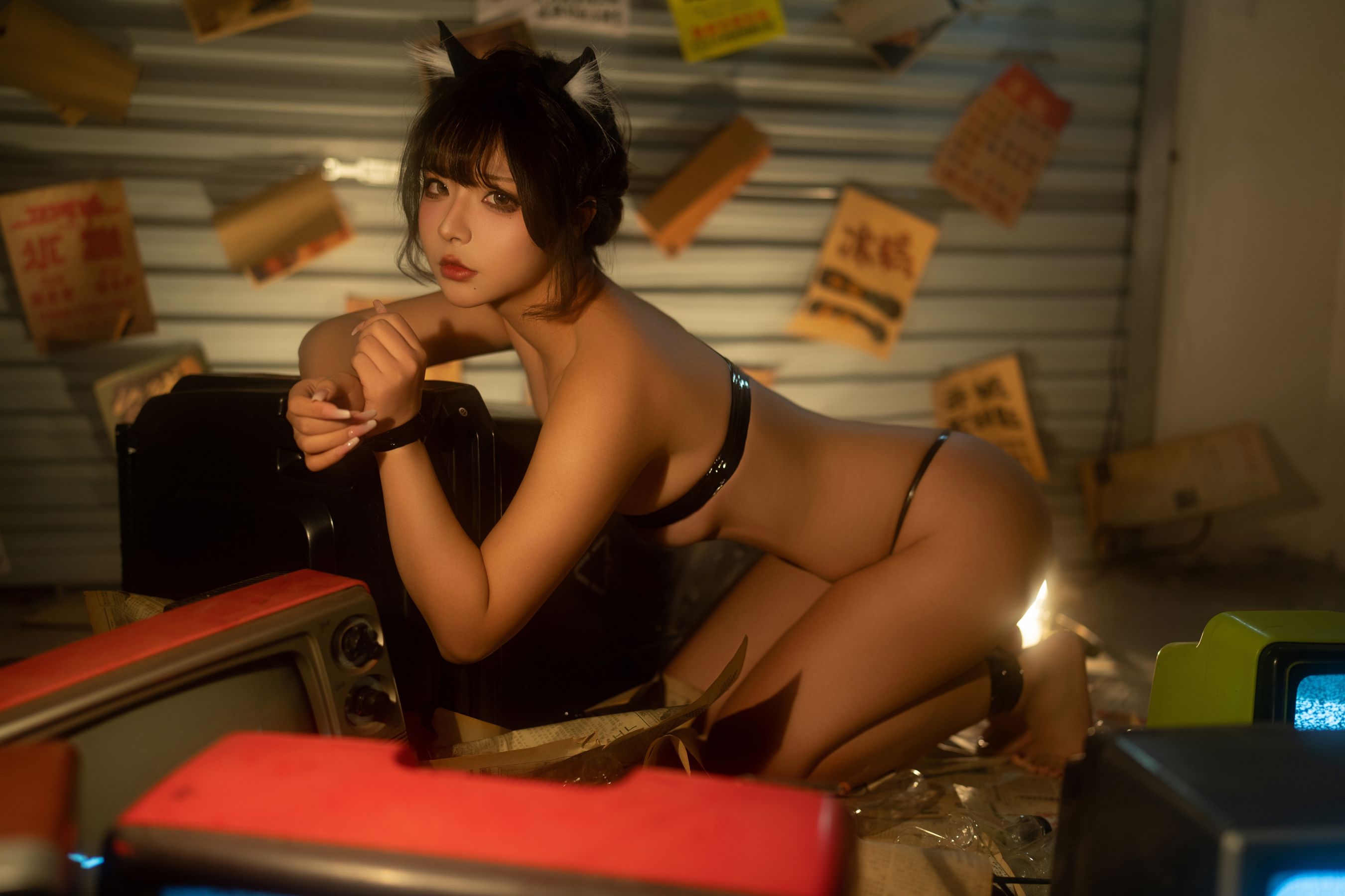 yuuhui玉汇 - 捉猫记/(117P)