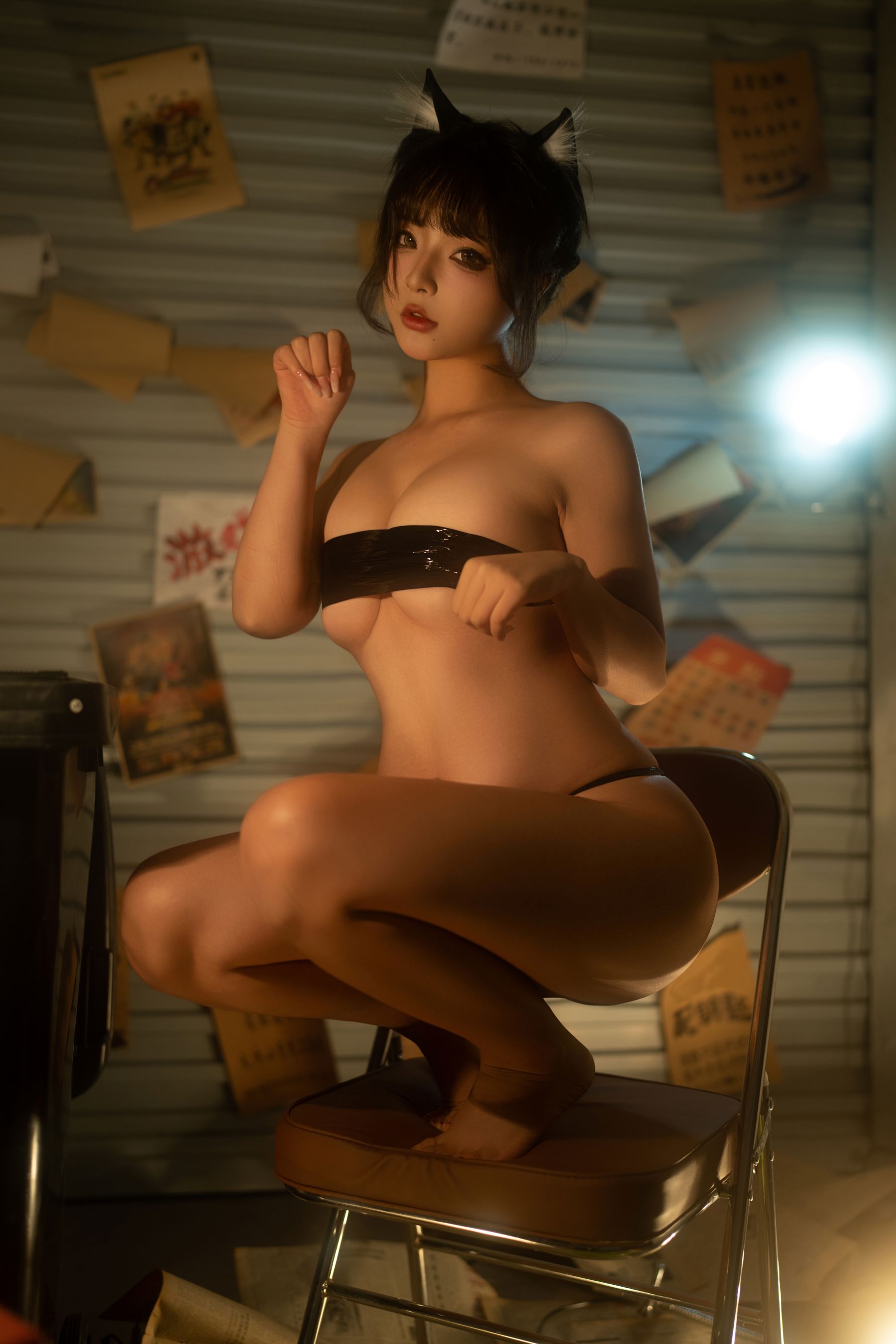 yuuhui玉汇 - 捉猫记/(117P)