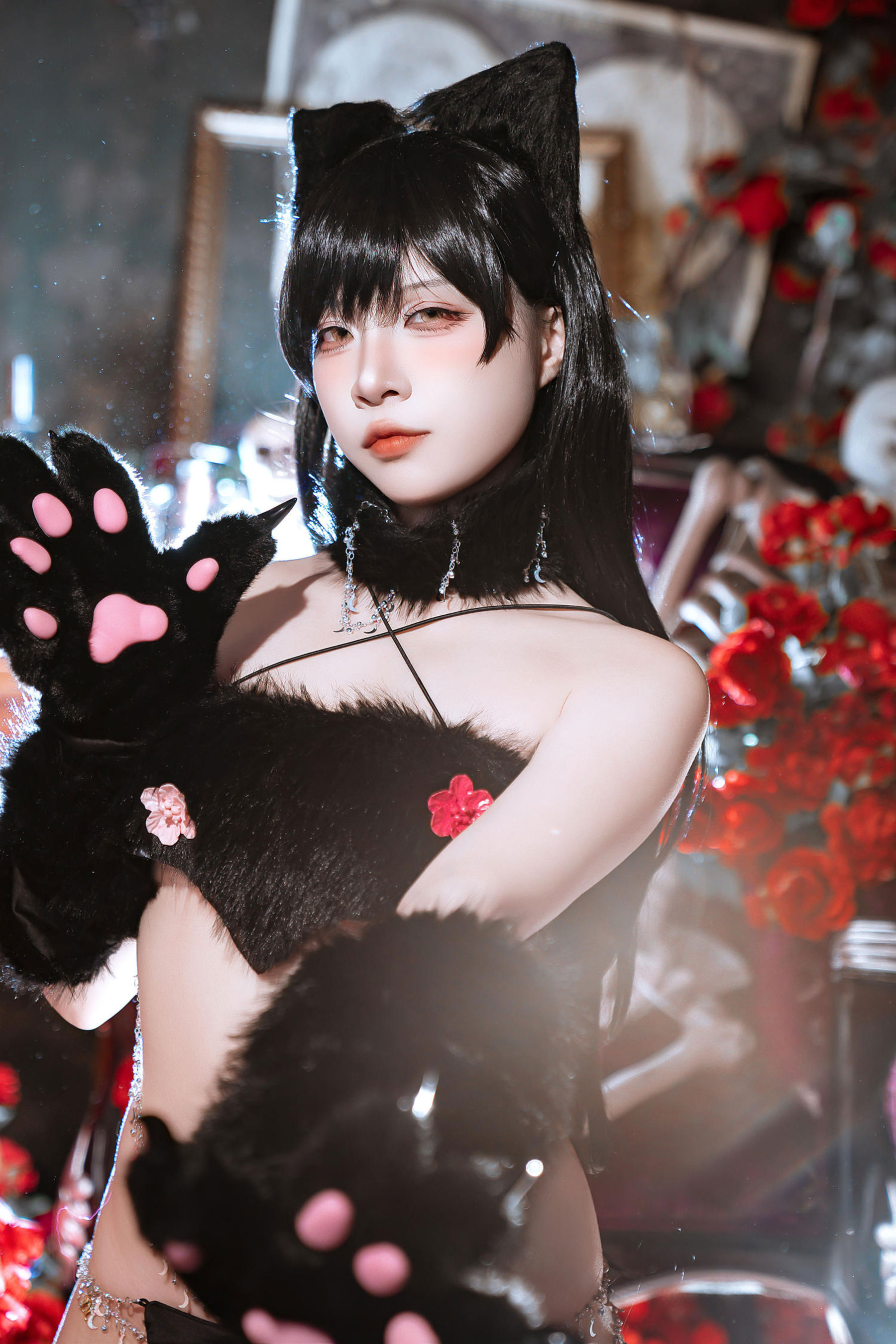 人气Coser 二佐Nisa - 碧蓝航线 爱宕万圣节/(28P)