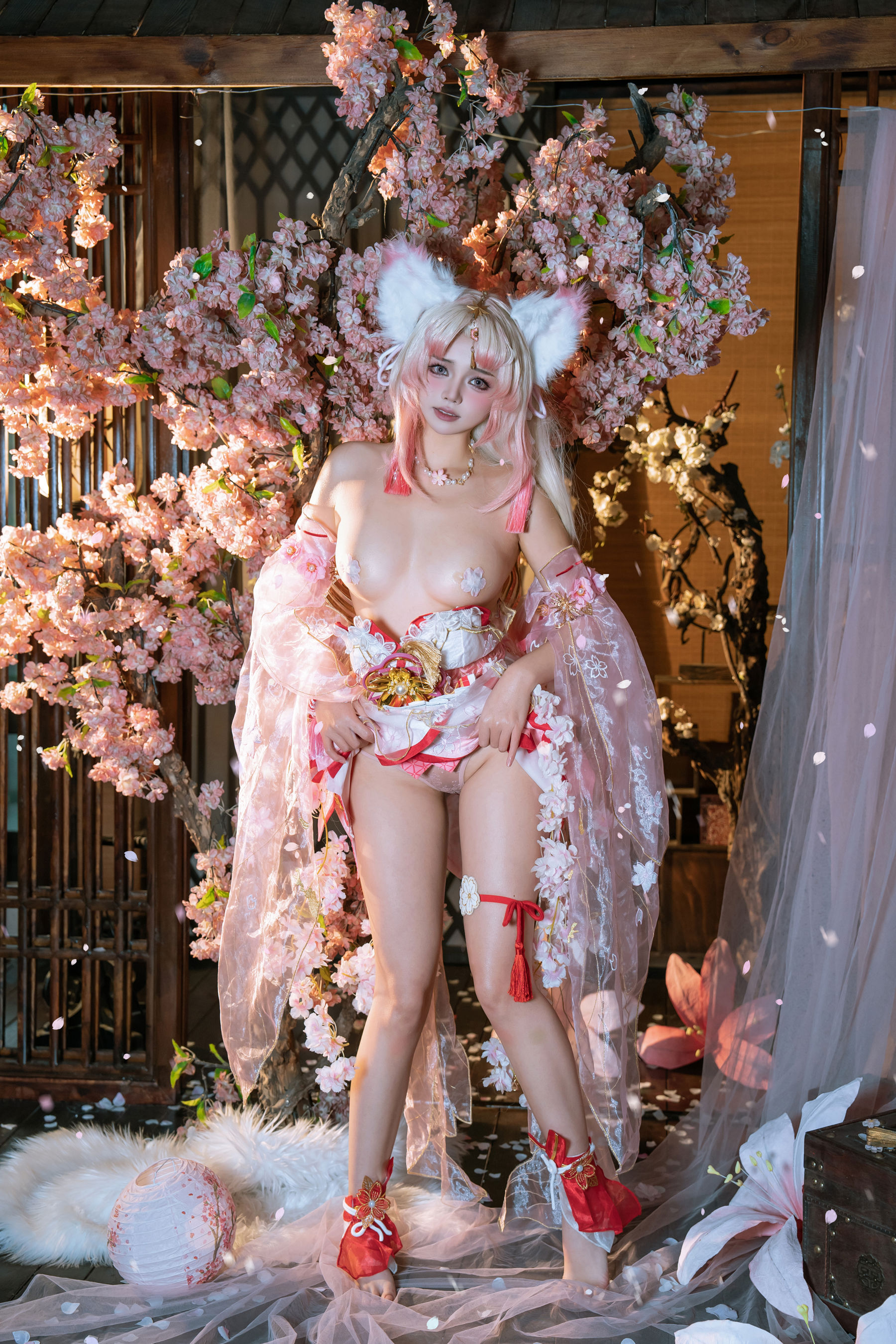 七月喵子 - 胡桃/(52P)