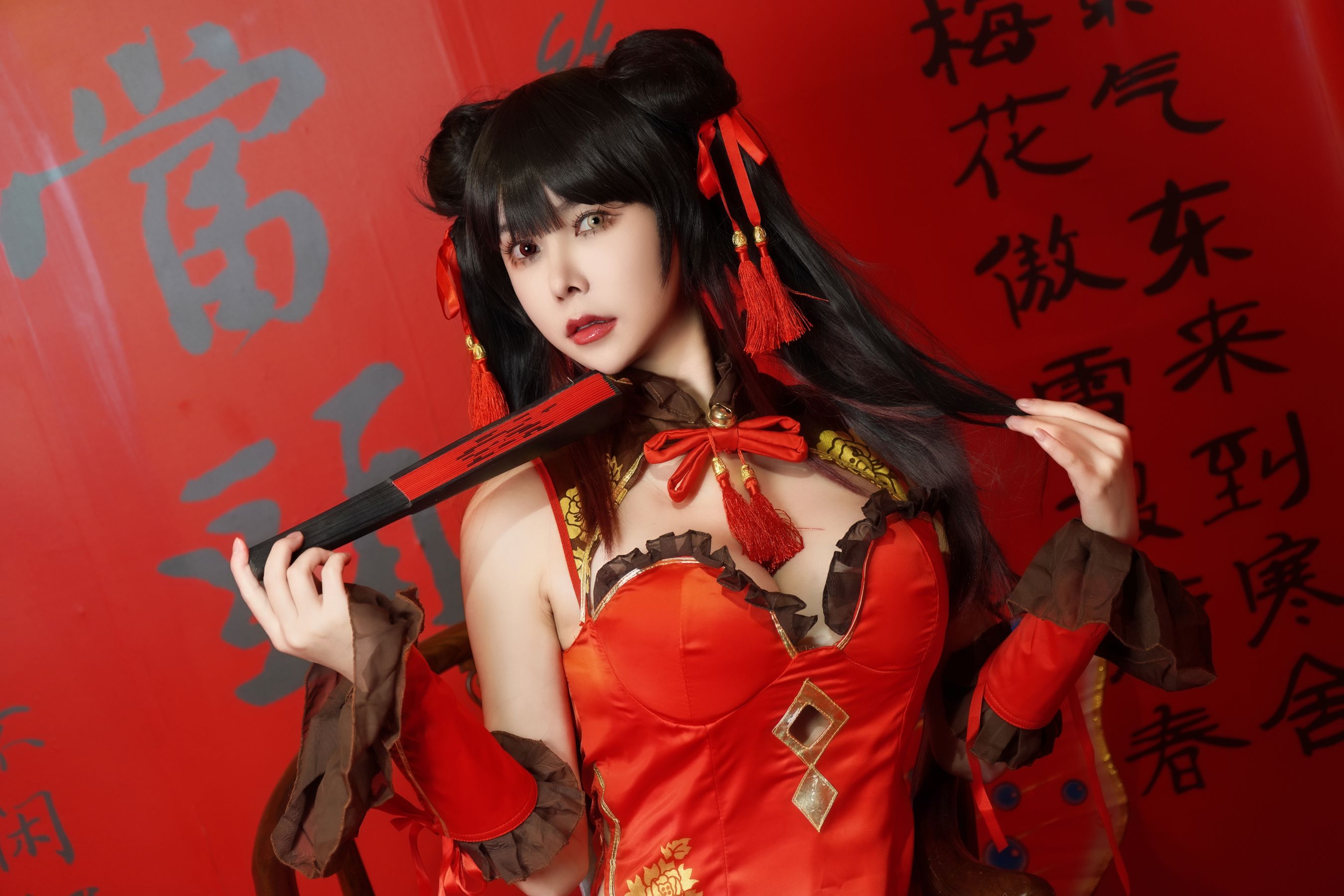 亚马逊鲶鱼 - 时崎狂三 旗袍/(25P)