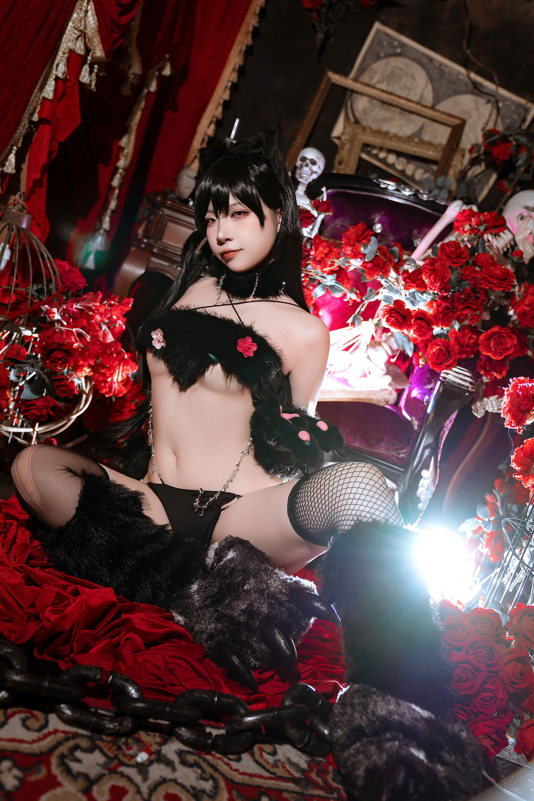 人气Coser 二佐Nisa - 碧蓝航线 爱宕万圣节/(28P)
