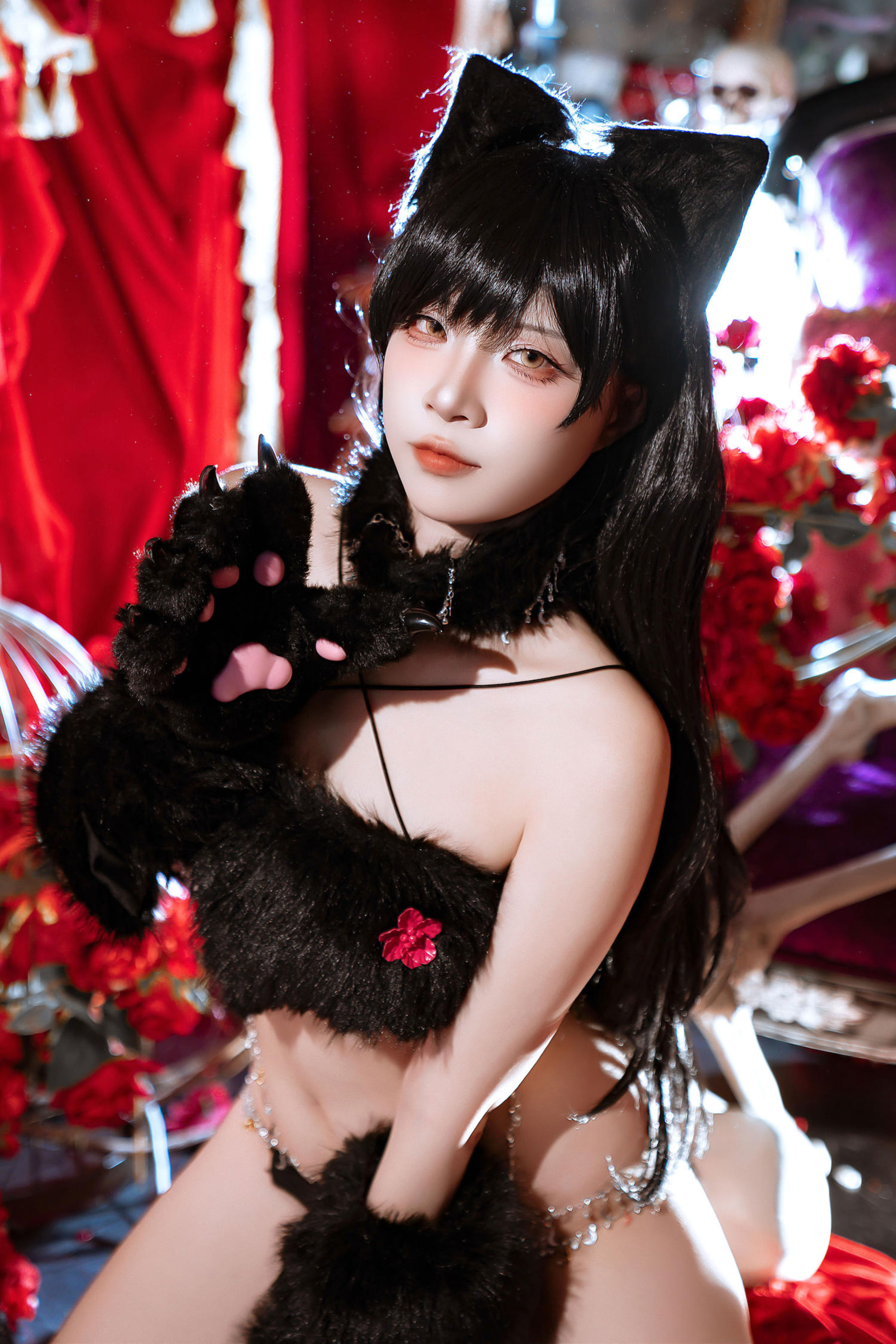 人气Coser 二佐Nisa - 碧蓝航线 爱宕万圣节/(28P)