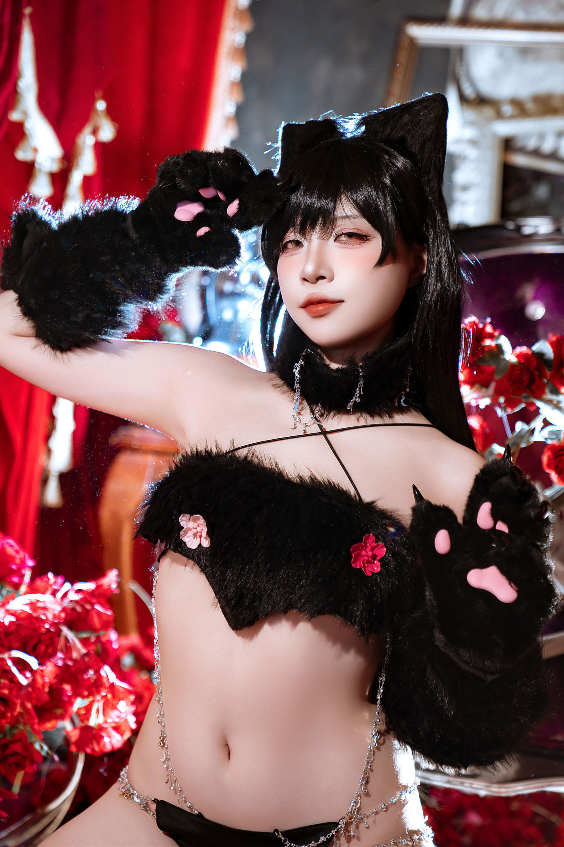 人气Coser 二佐Nisa - 碧蓝航线 爱宕万圣节/(28P)
