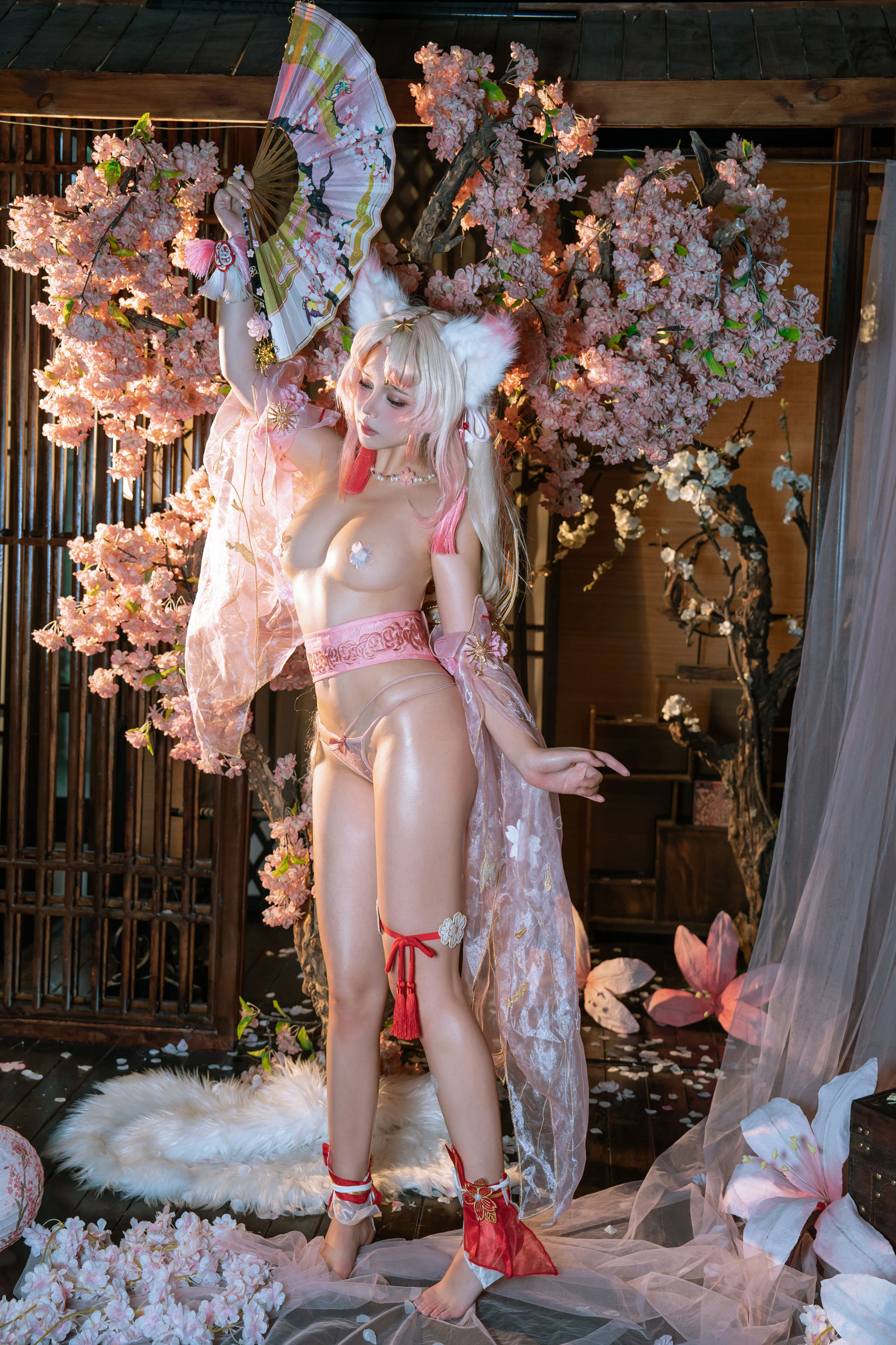 七月喵子 - 胡桃/(52P)