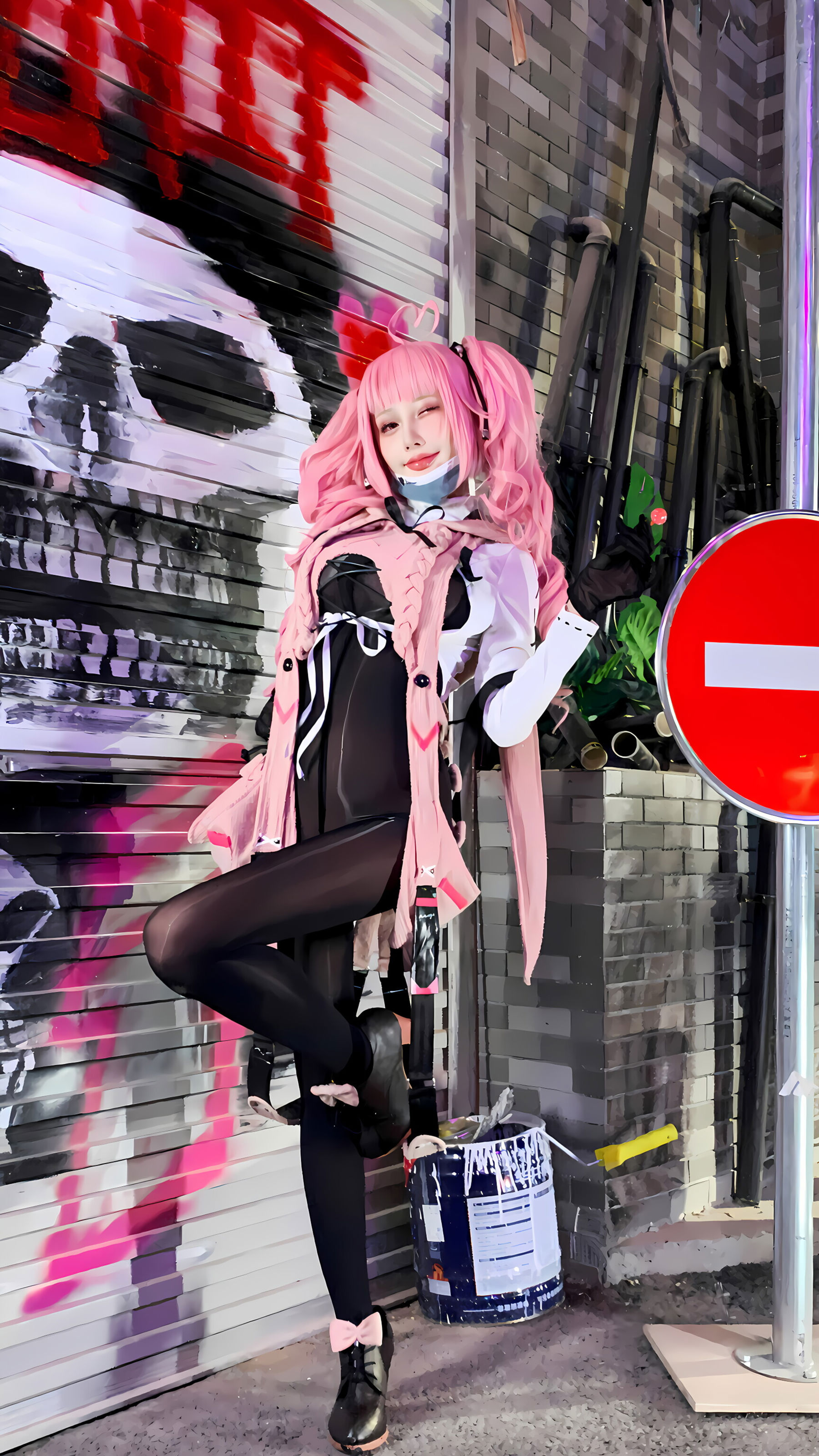 动漫博主您的蛋蛋 - 交错战线 粉毛卡提娜/(88P)