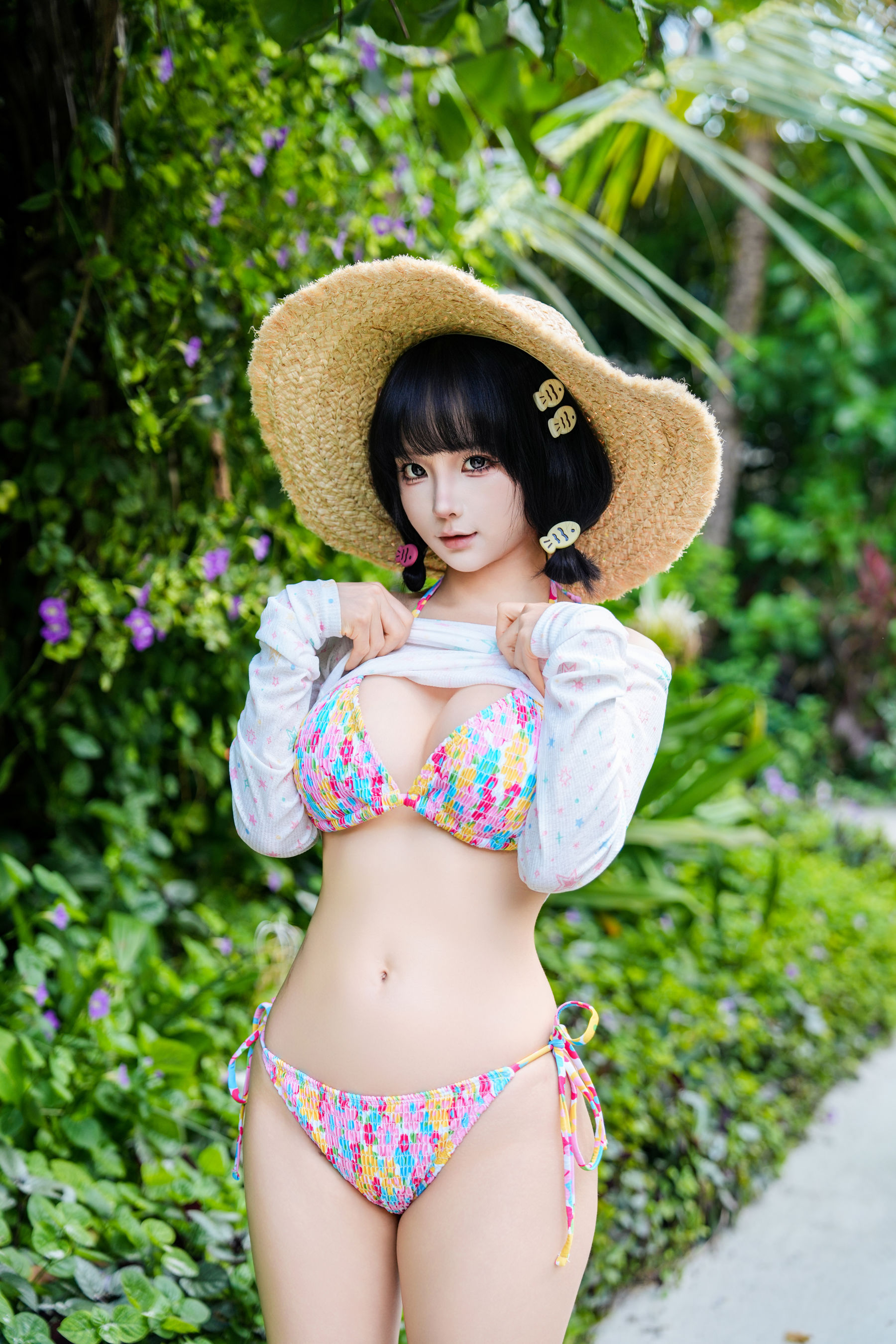 动漫博主蠢沫沫 - 2025.11 自拍集/(214P)