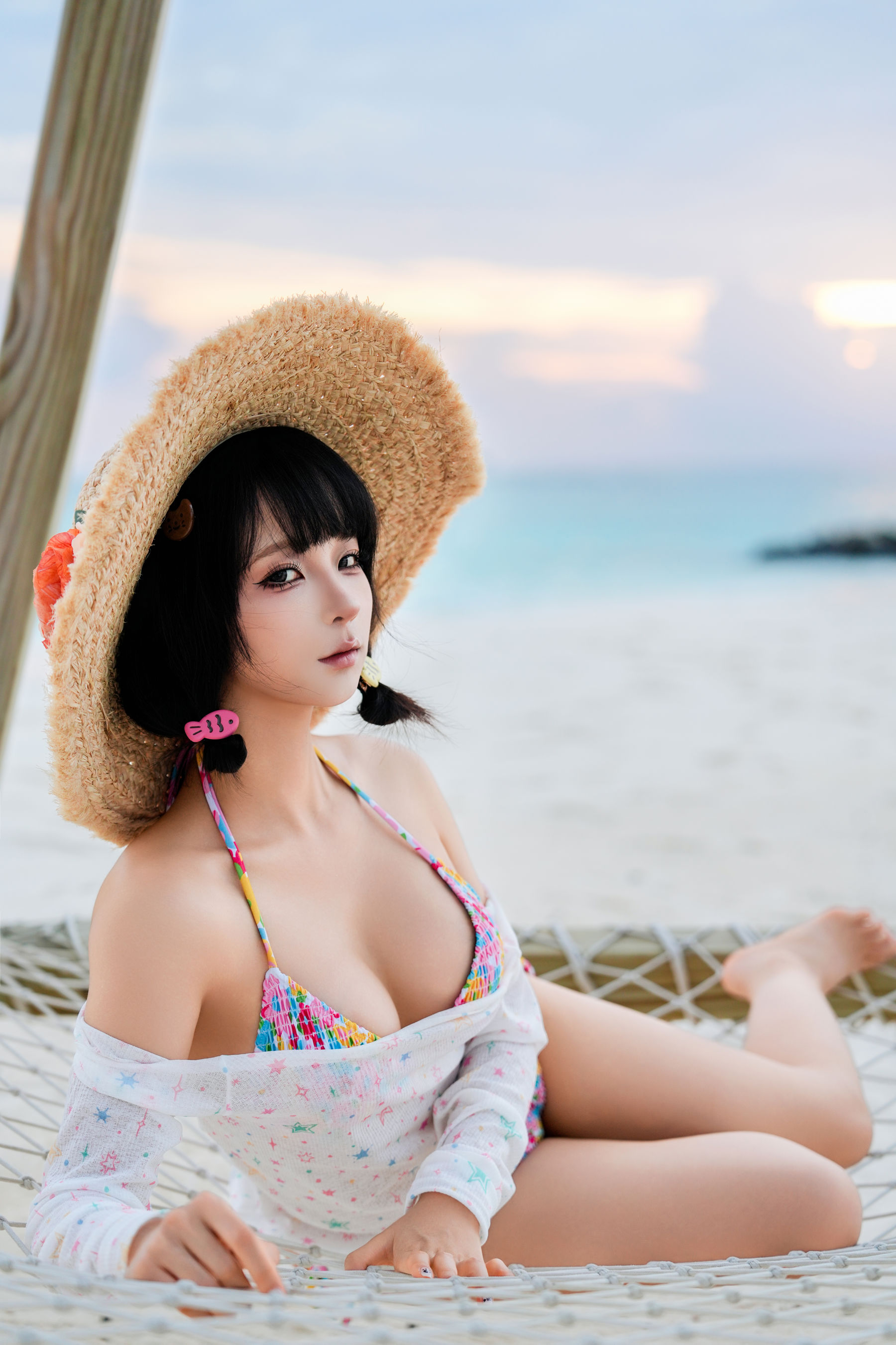 动漫博主蠢沫沫 - 2025.11 自拍集/(214P)