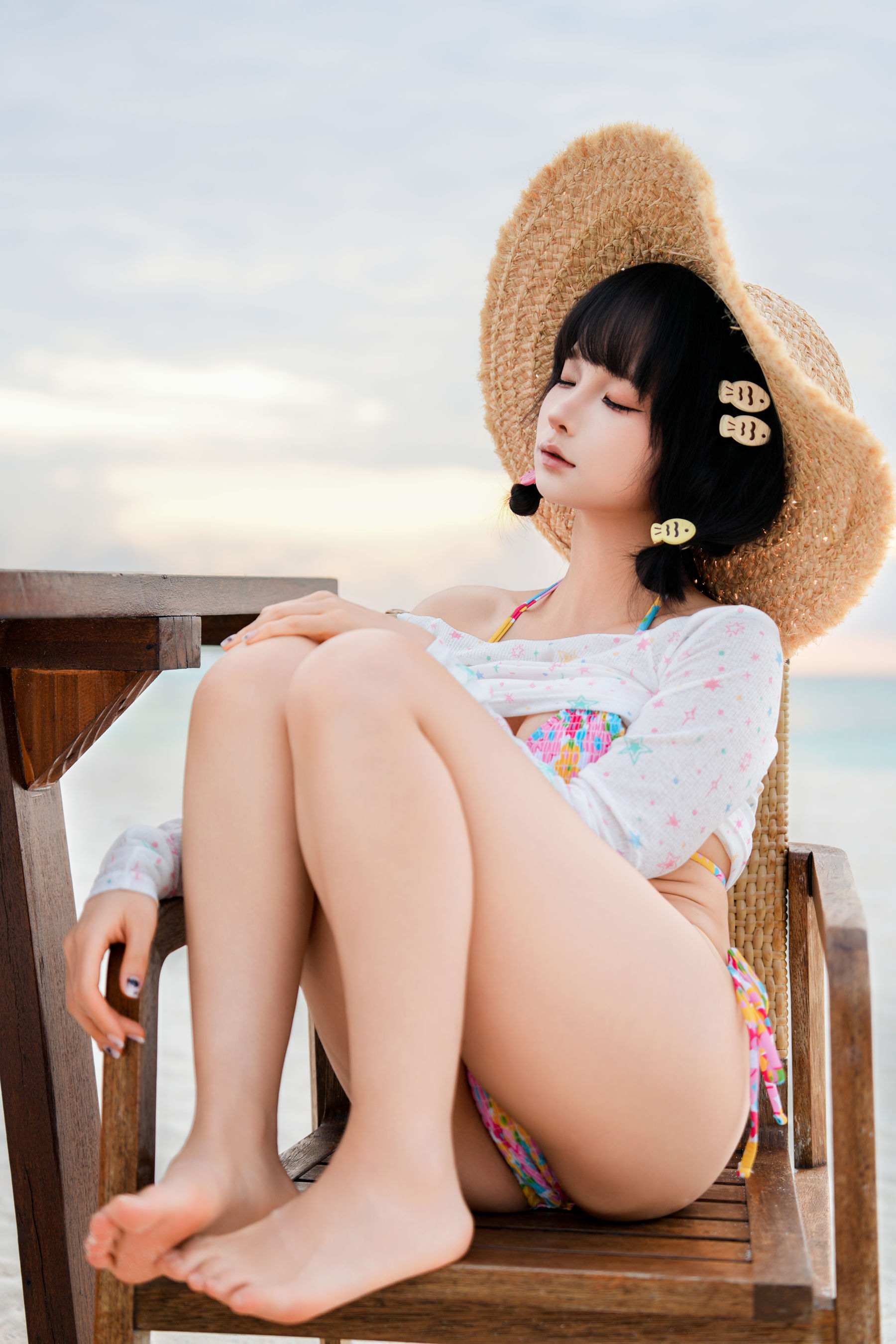 动漫博主蠢沫沫 - 2025.11 自拍集/(214P)