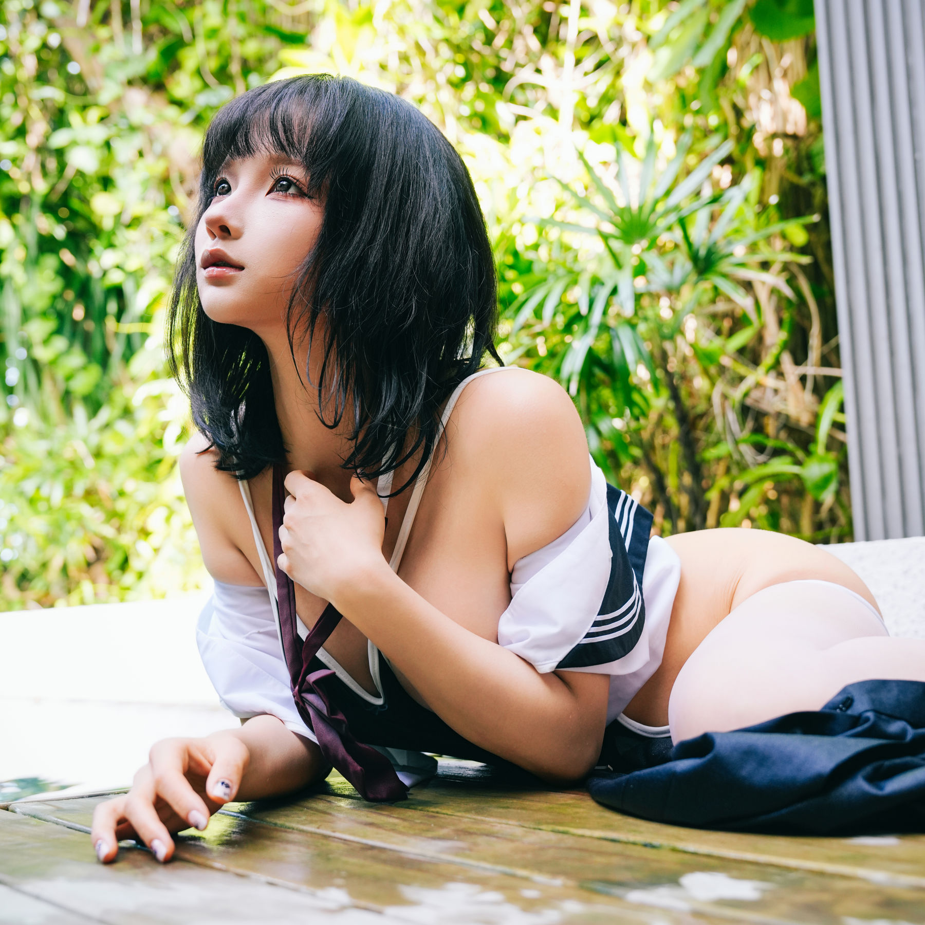 动漫博主蠢沫沫 - 2025.11 自拍集/(214P)