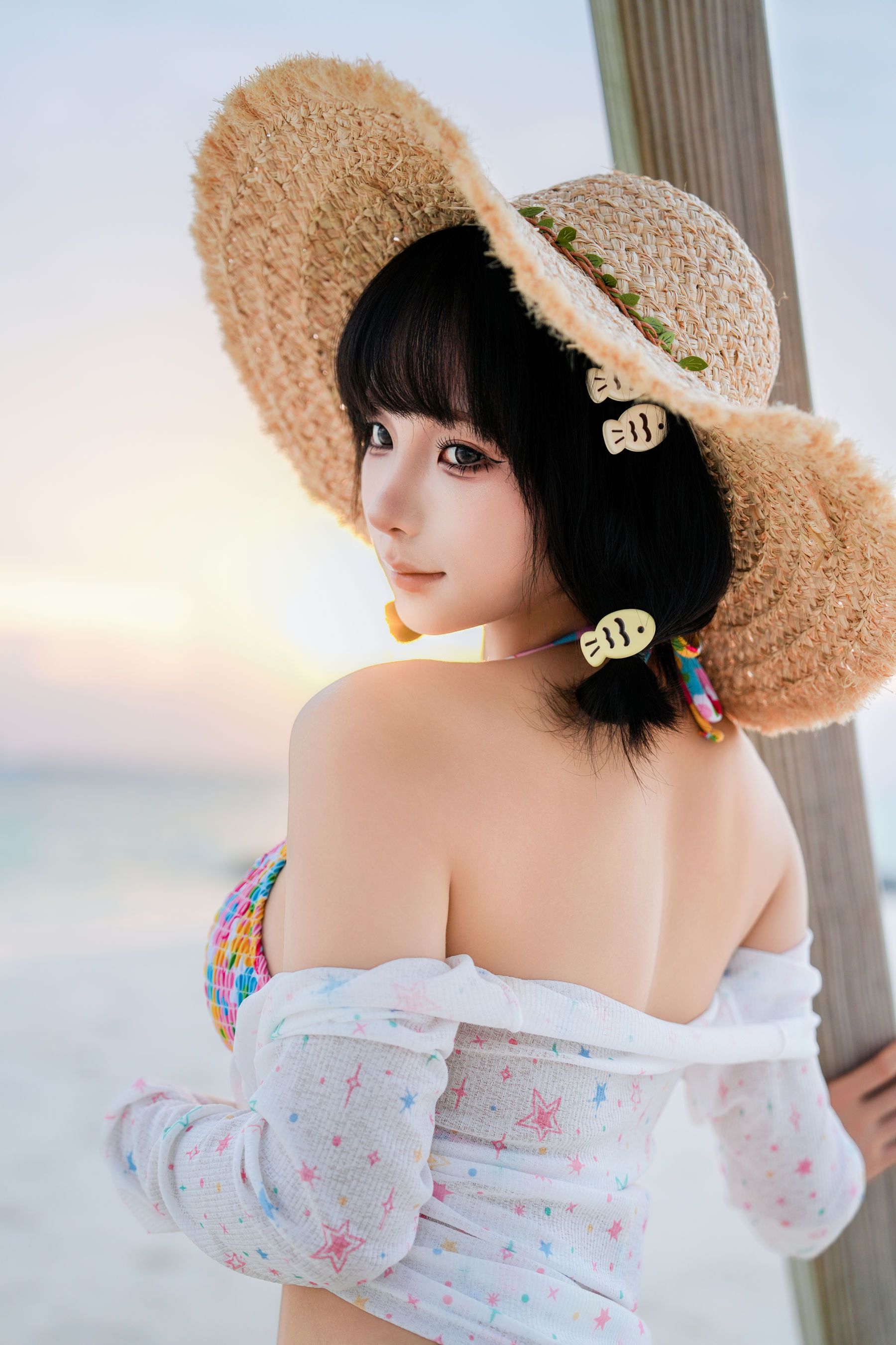 动漫博主蠢沫沫 - 2025.11 自拍集/(214P)