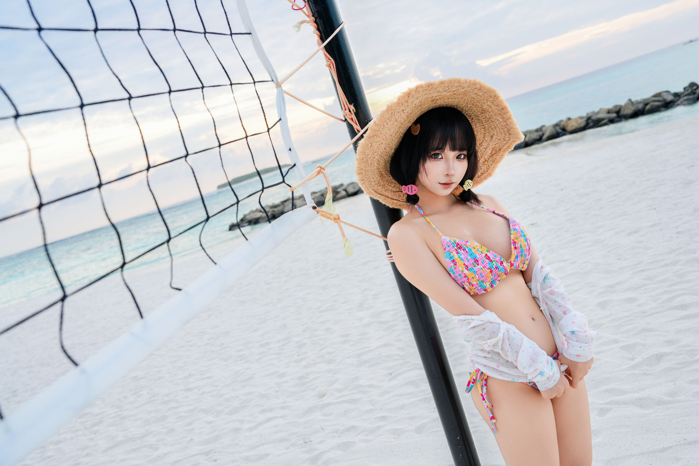 动漫博主蠢沫沫 - 2025.11 自拍集/(214P)