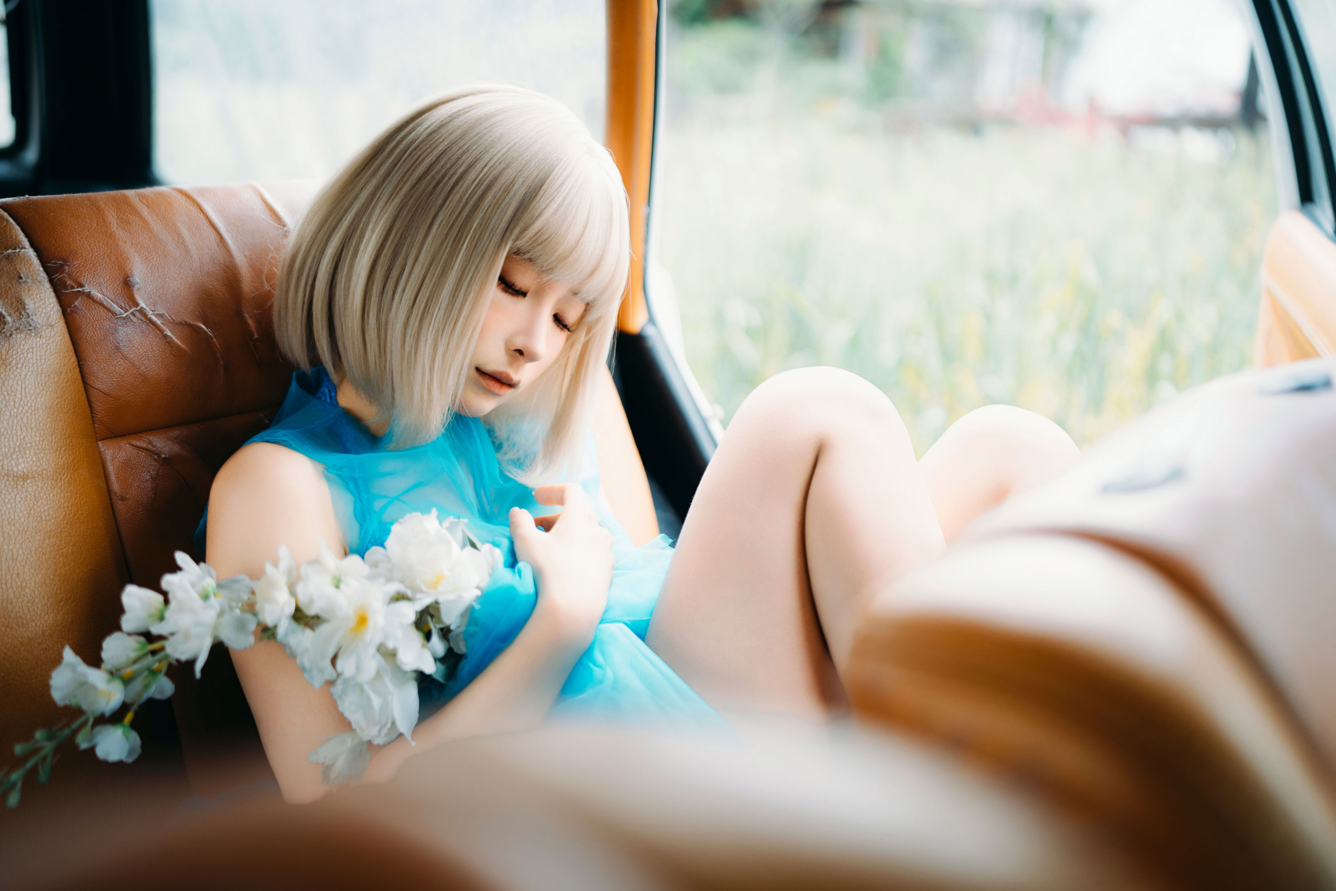 动漫博主蠢沫沫 - 2025.11 自拍集/(214P)