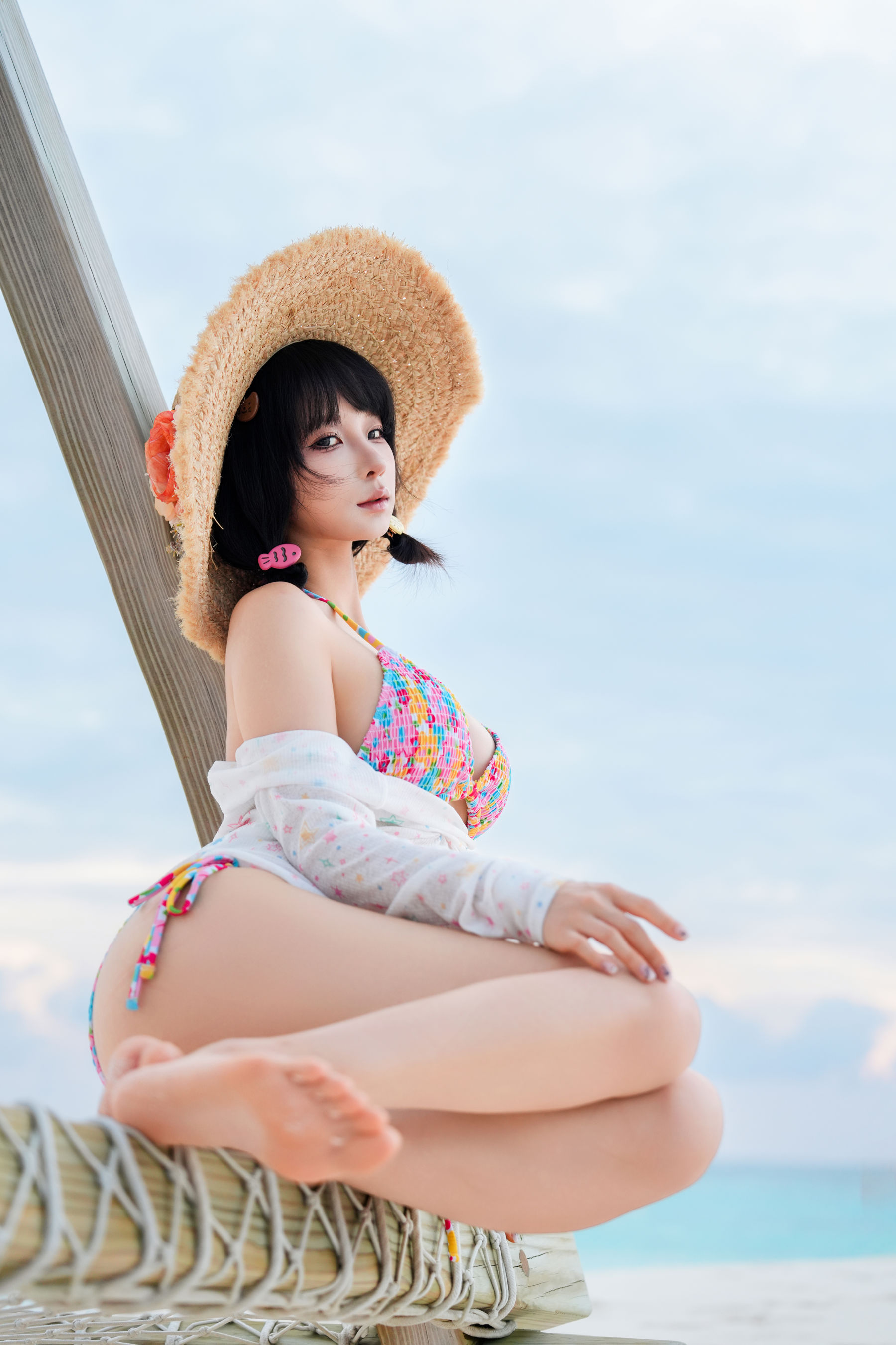 动漫博主蠢沫沫 - 2025.11 自拍集/(214P)