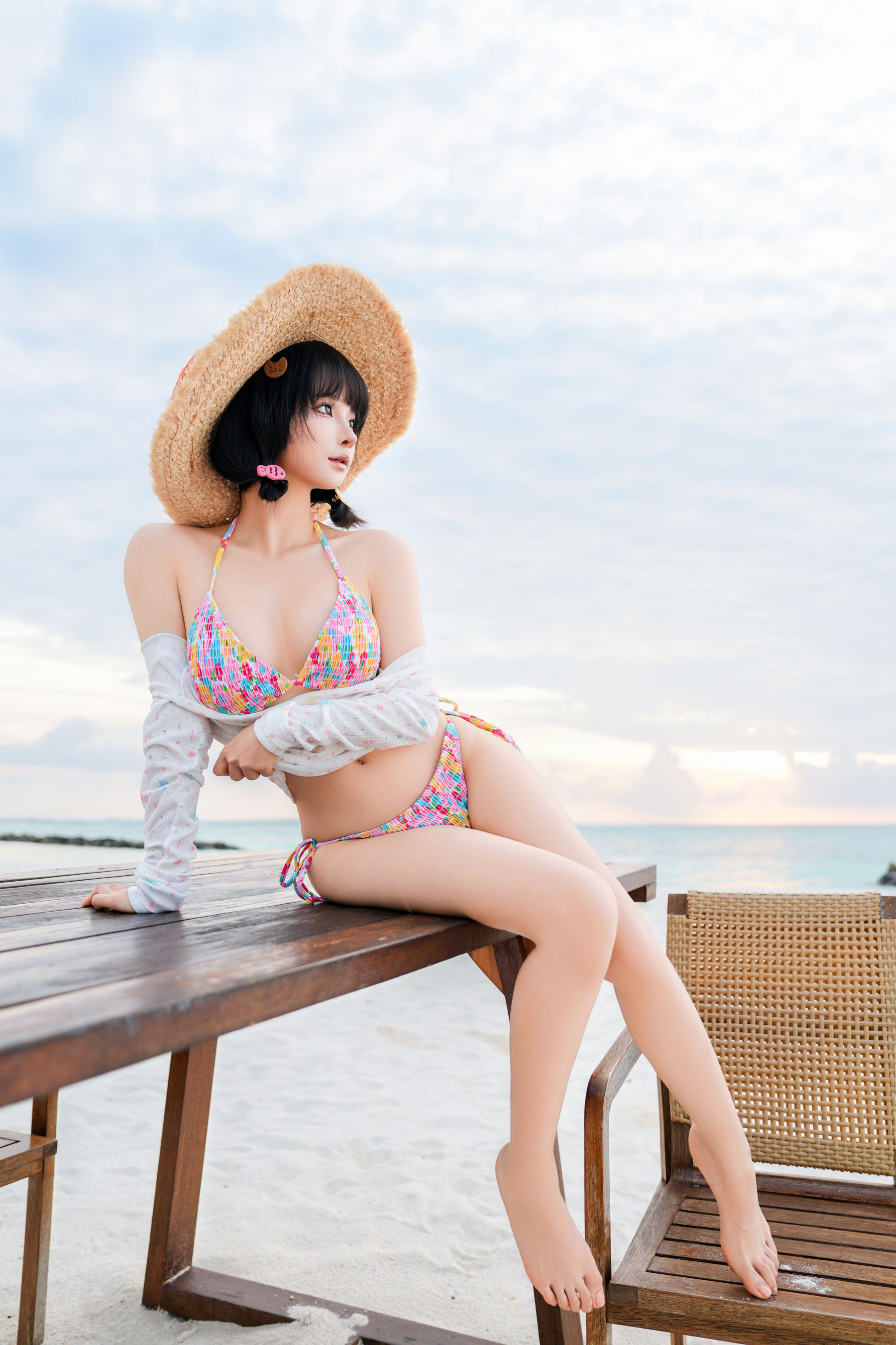 动漫博主蠢沫沫 - 2025.11 自拍集/(214P)