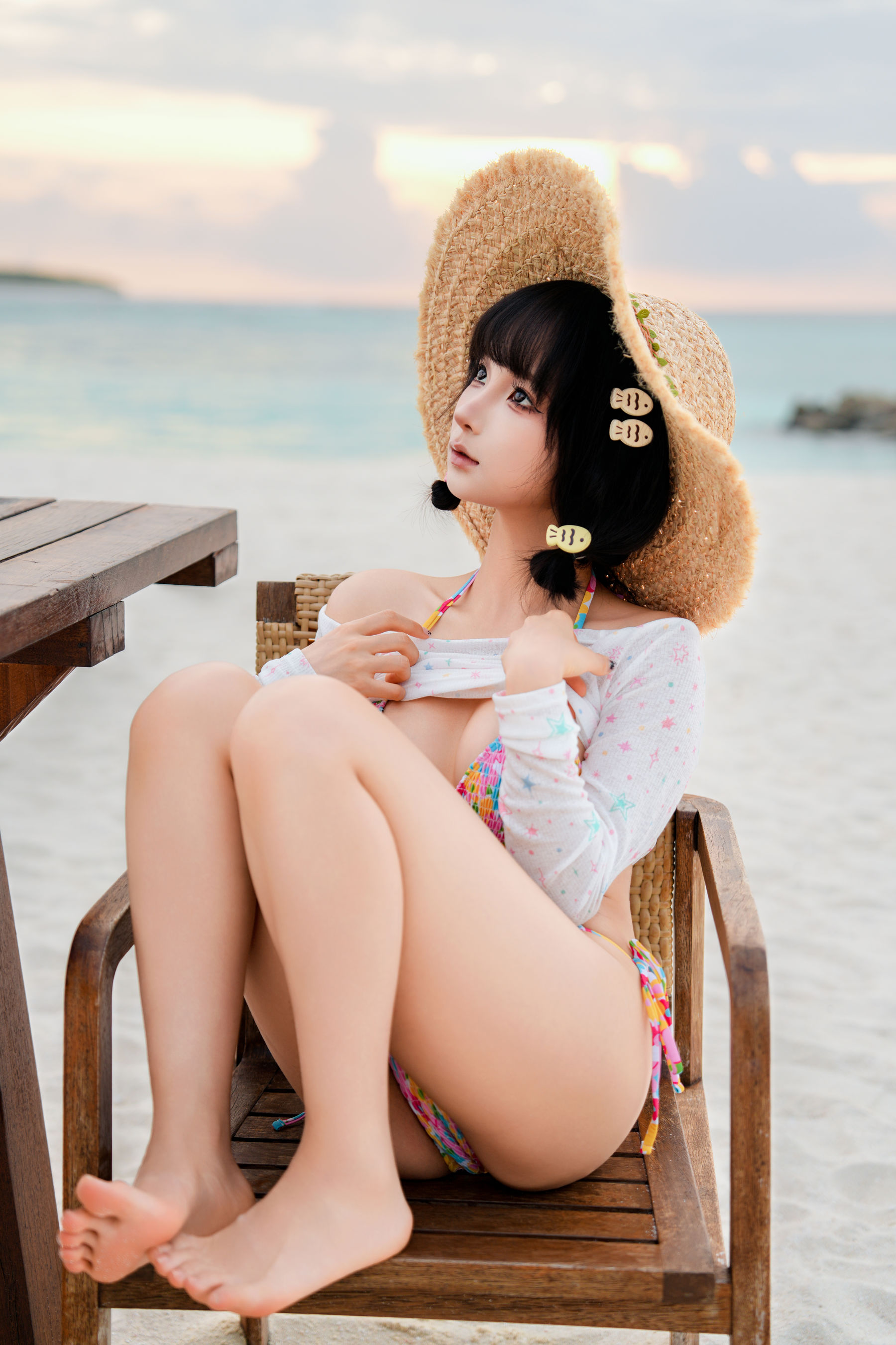 动漫博主蠢沫沫 - 2025.11 自拍集/(214P)