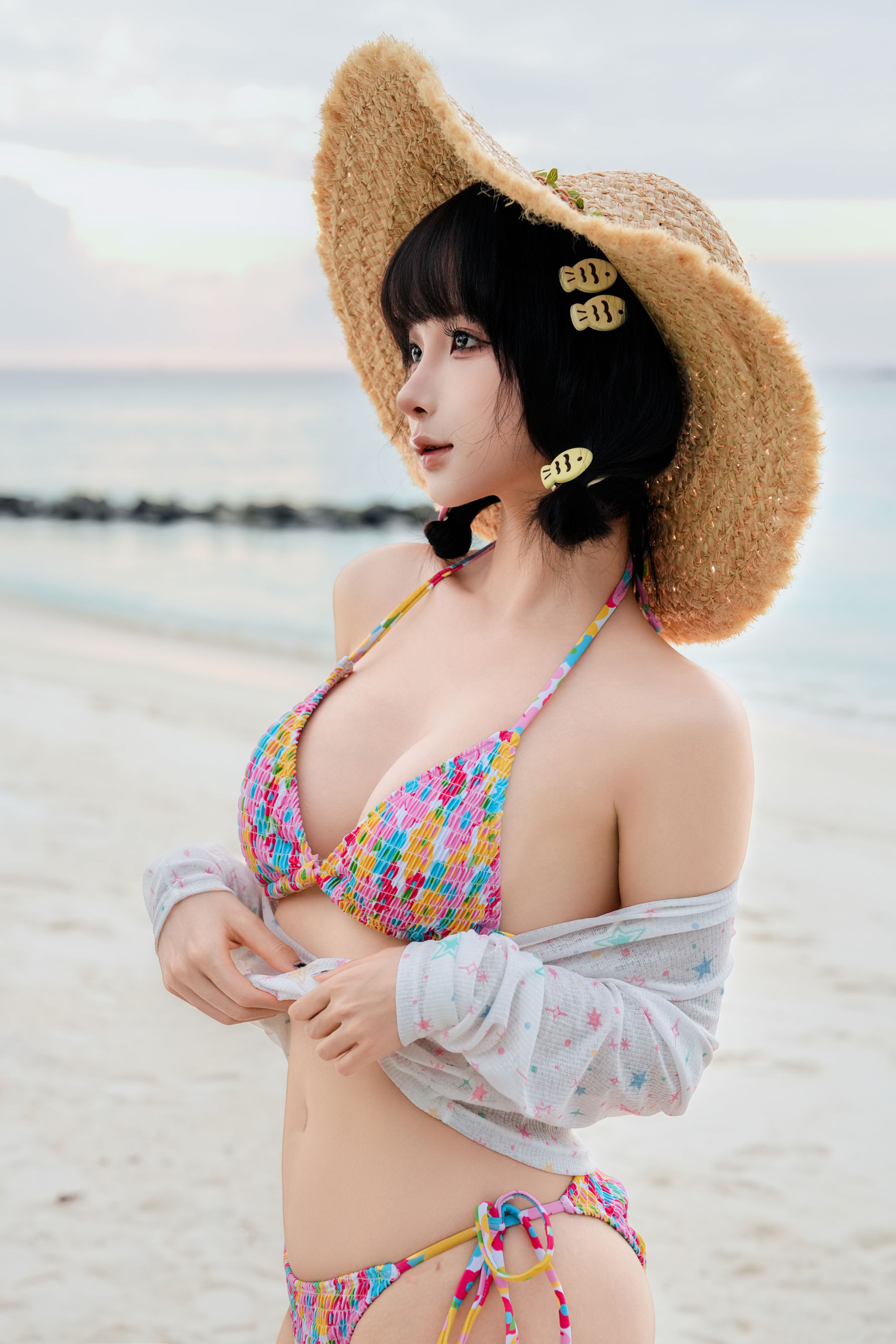 动漫博主蠢沫沫 - 2025.11 自拍集/(214P)