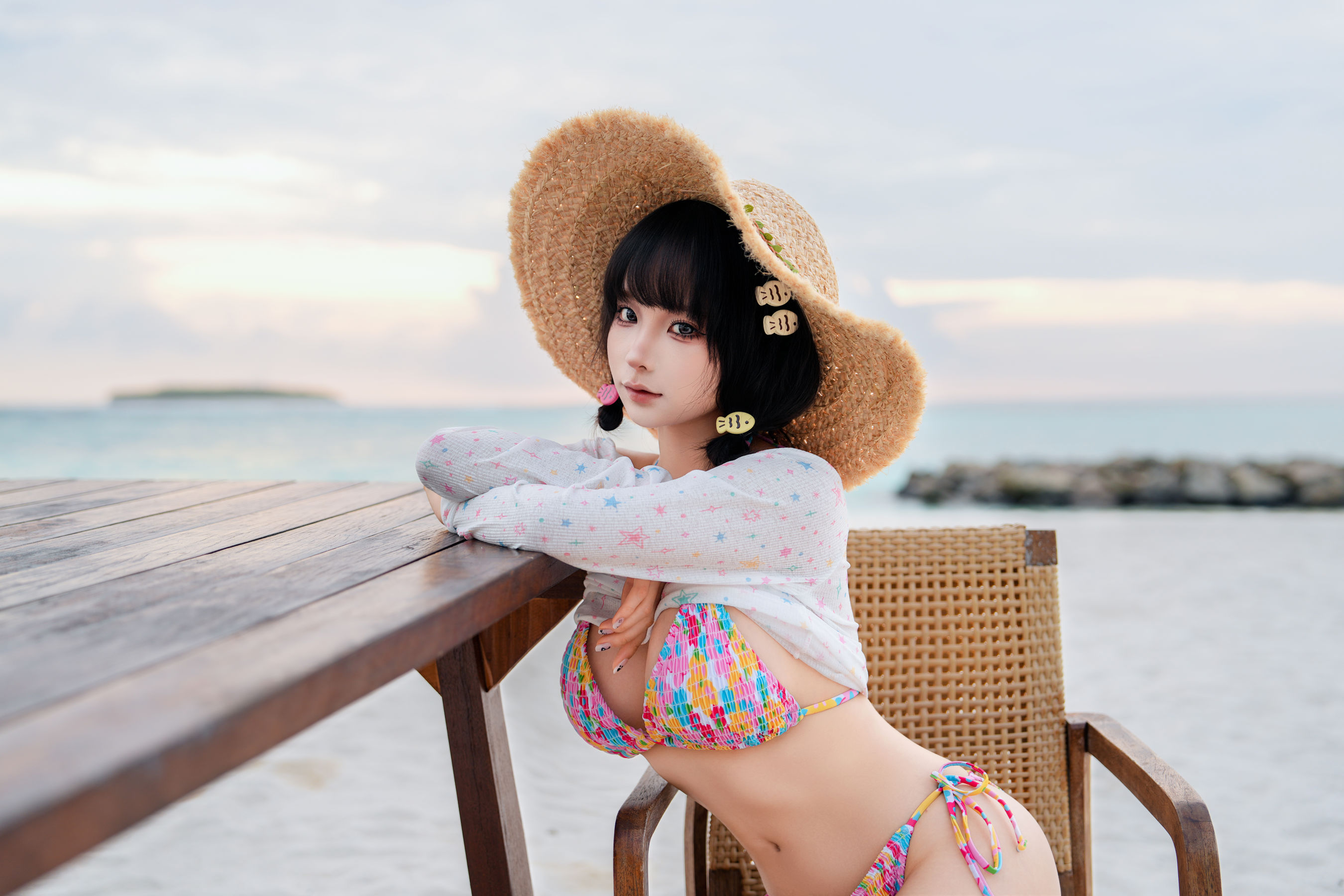 动漫博主蠢沫沫 - 2025.11 自拍集/(214P)