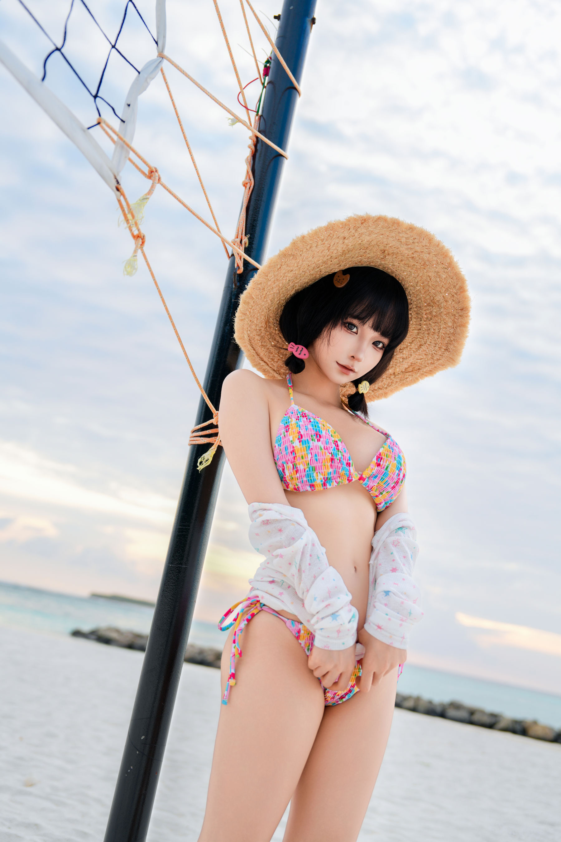 动漫博主蠢沫沫 - 2025.11 自拍集/(214P)