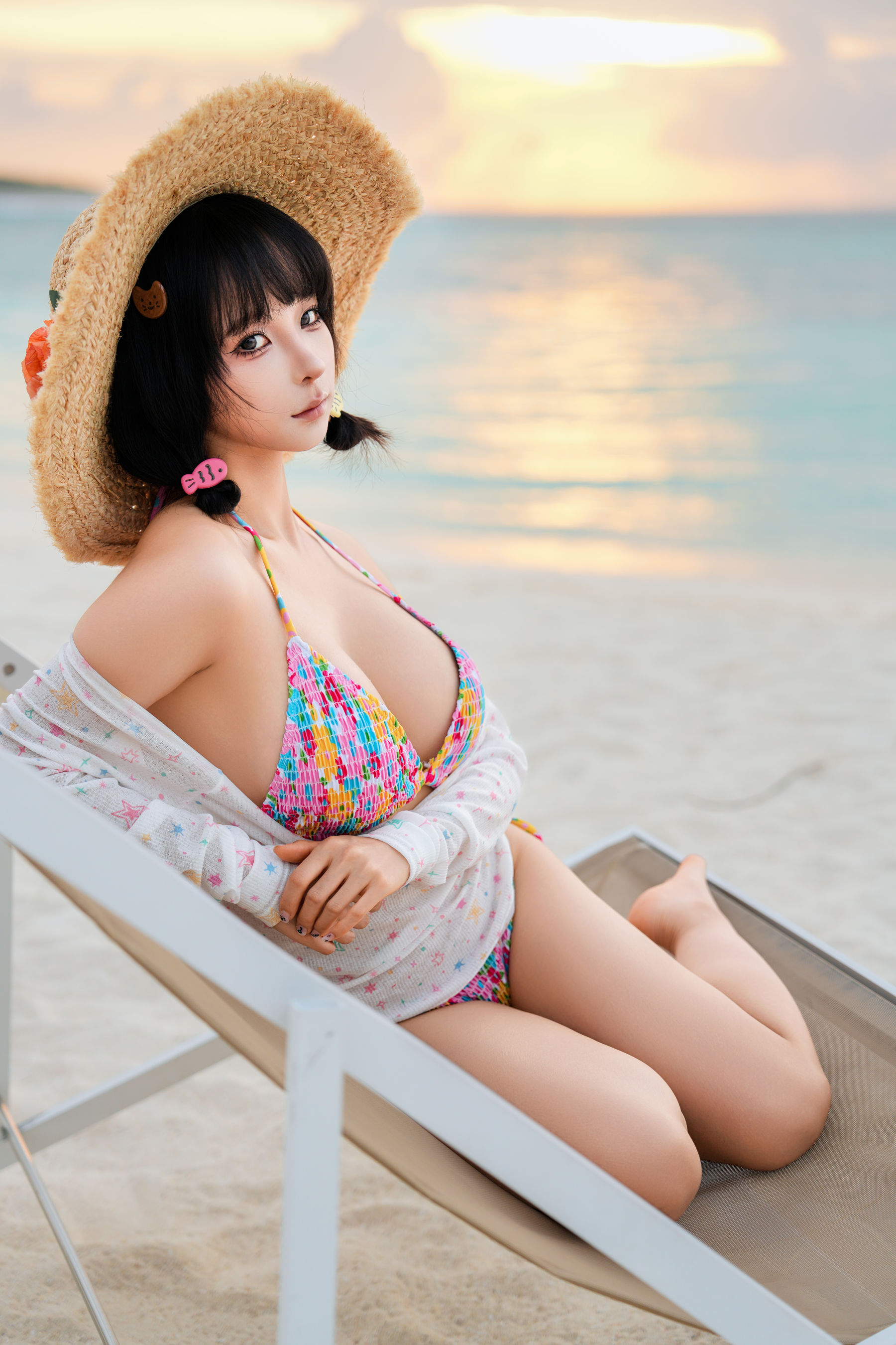 动漫博主蠢沫沫 - 2025.11 自拍集/(214P)