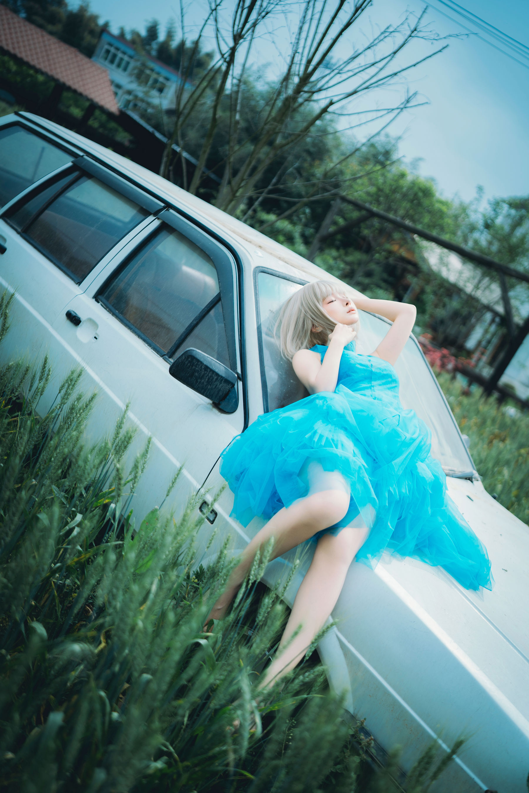 动漫博主蠢沫沫 - 2025.11 自拍集/(214P)