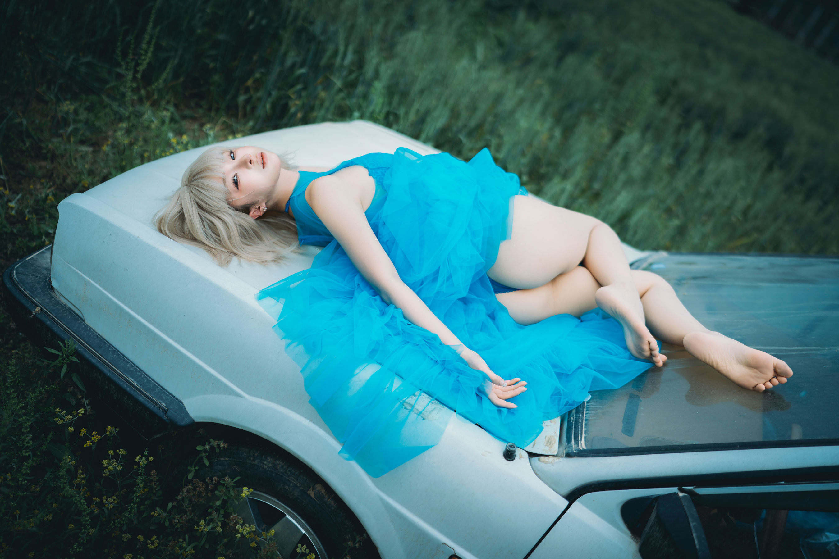 动漫博主蠢沫沫 - 2025.11 自拍集/(214P)